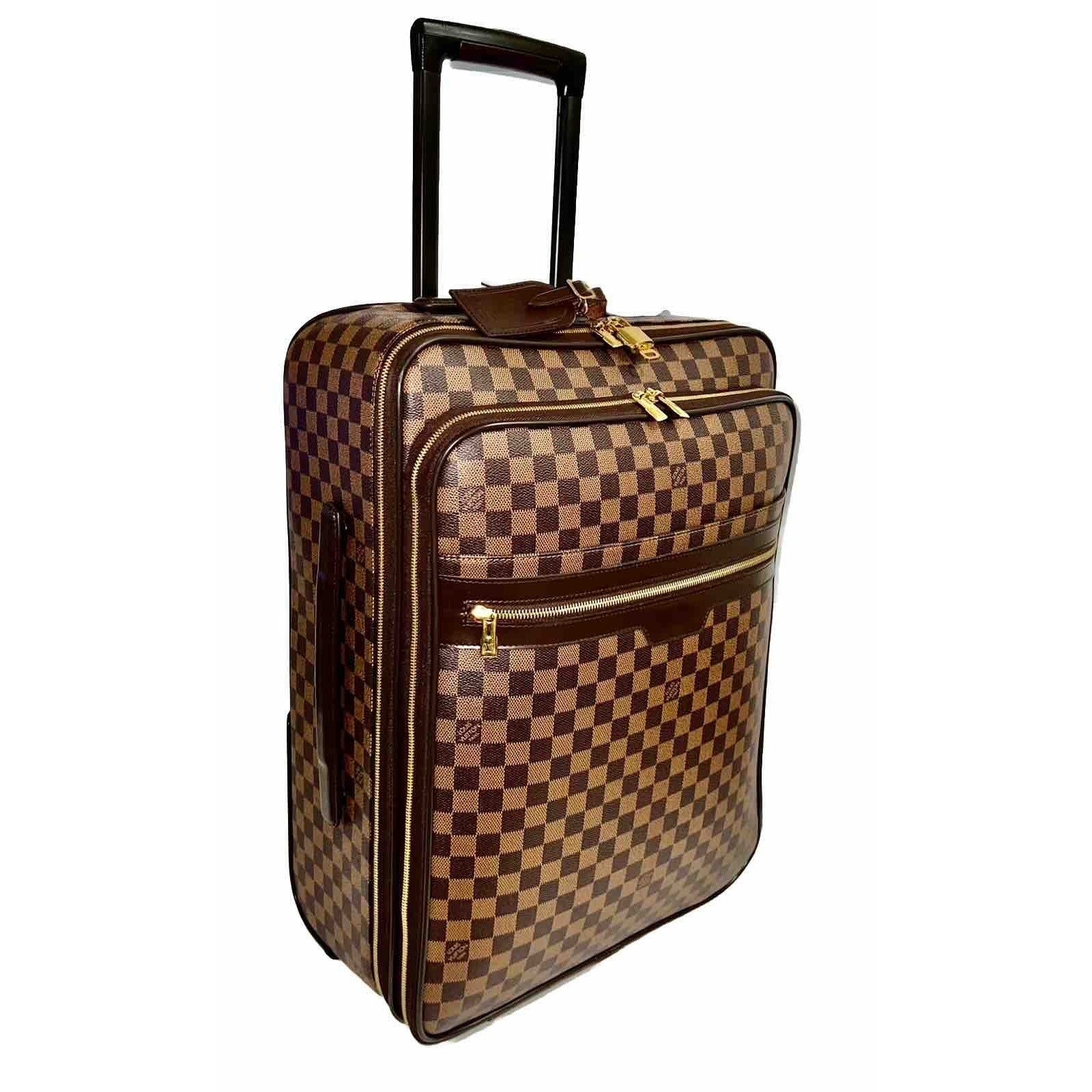 Louis Vuitton Pegase Business Suitcase Damier Ebene w/ Dustbag Garment Bag