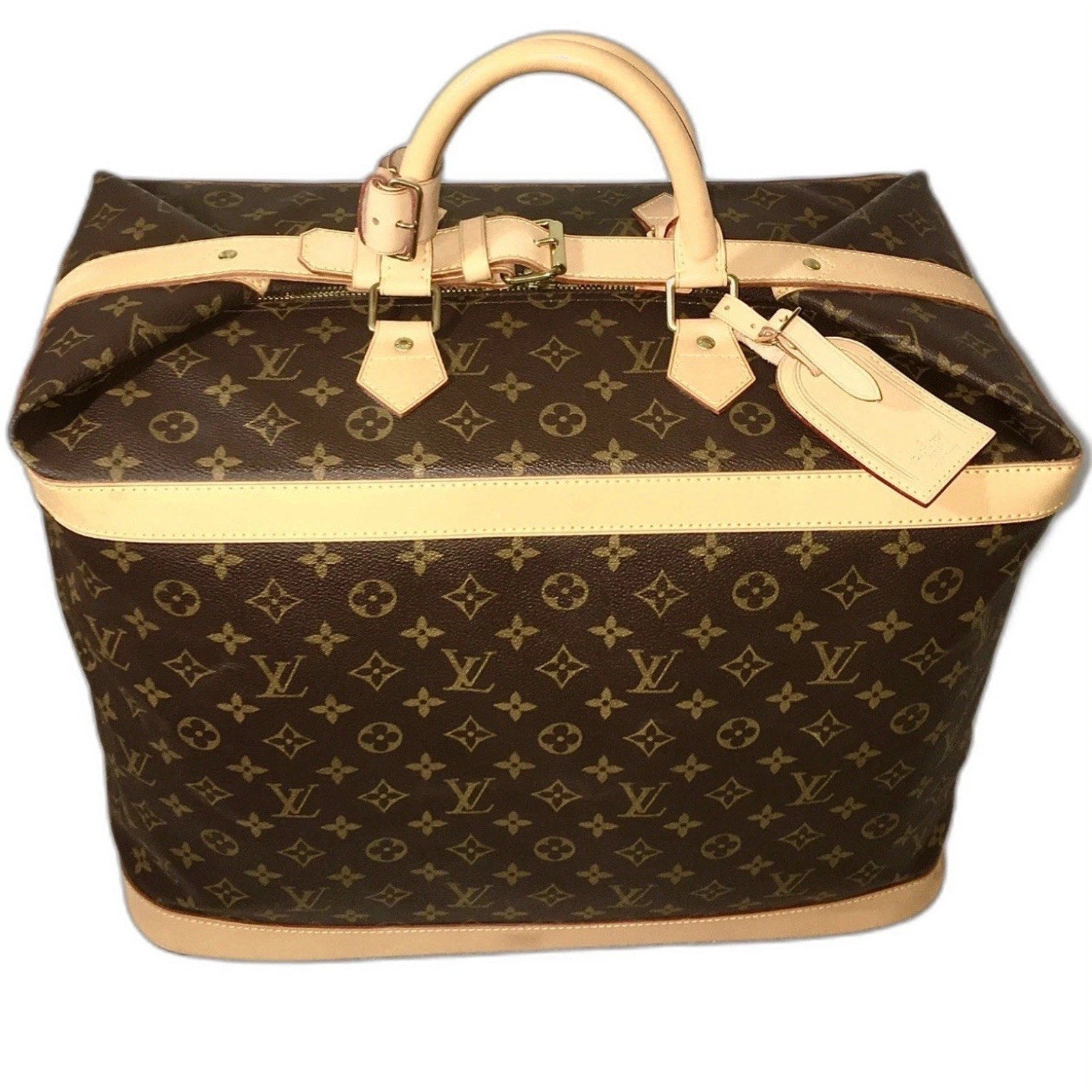 Louis Vuitton Cruiser Timeless Tote w/ Coa Dust-bag Name Tag Lock