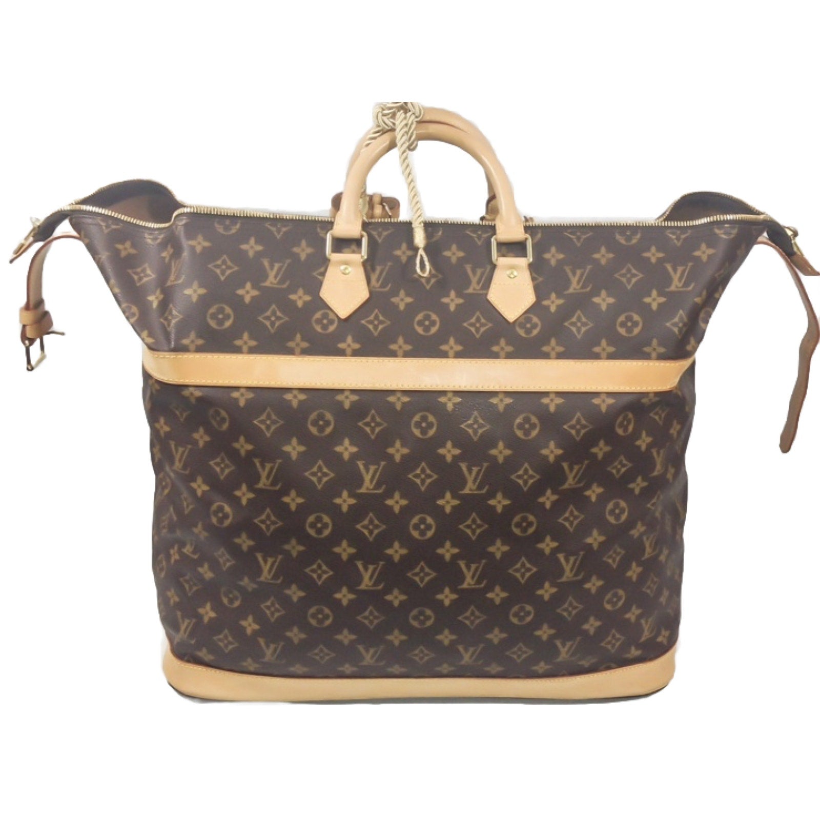 Louis Vuitton Cruiser Timeless Tote w/ Coa Dust-bag Name Tag Lock
