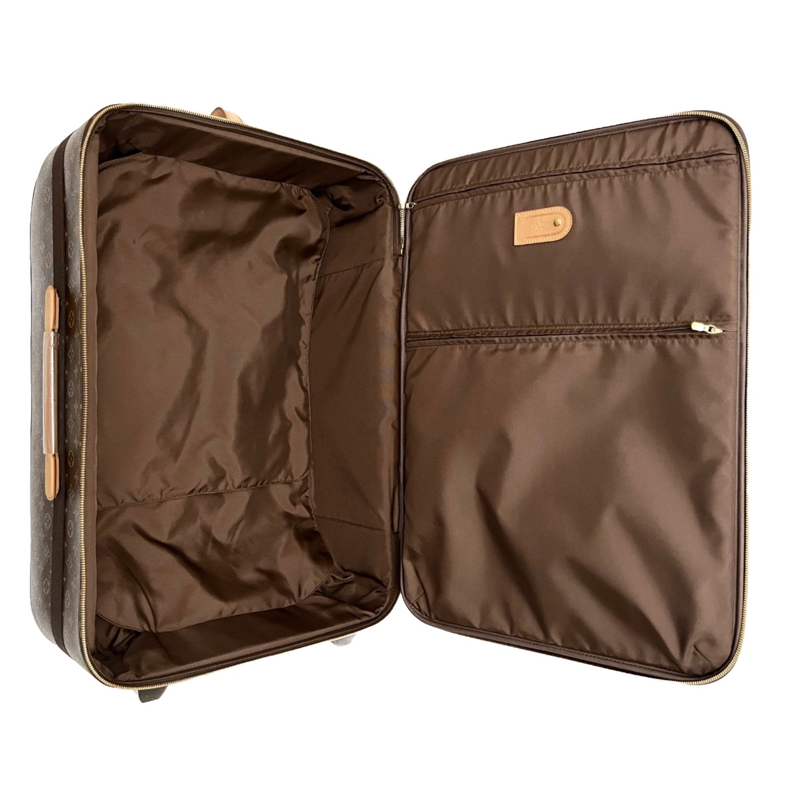 Louis Vuitton Pegase Monogram Suitcase Rolling Luggage Bag UEC