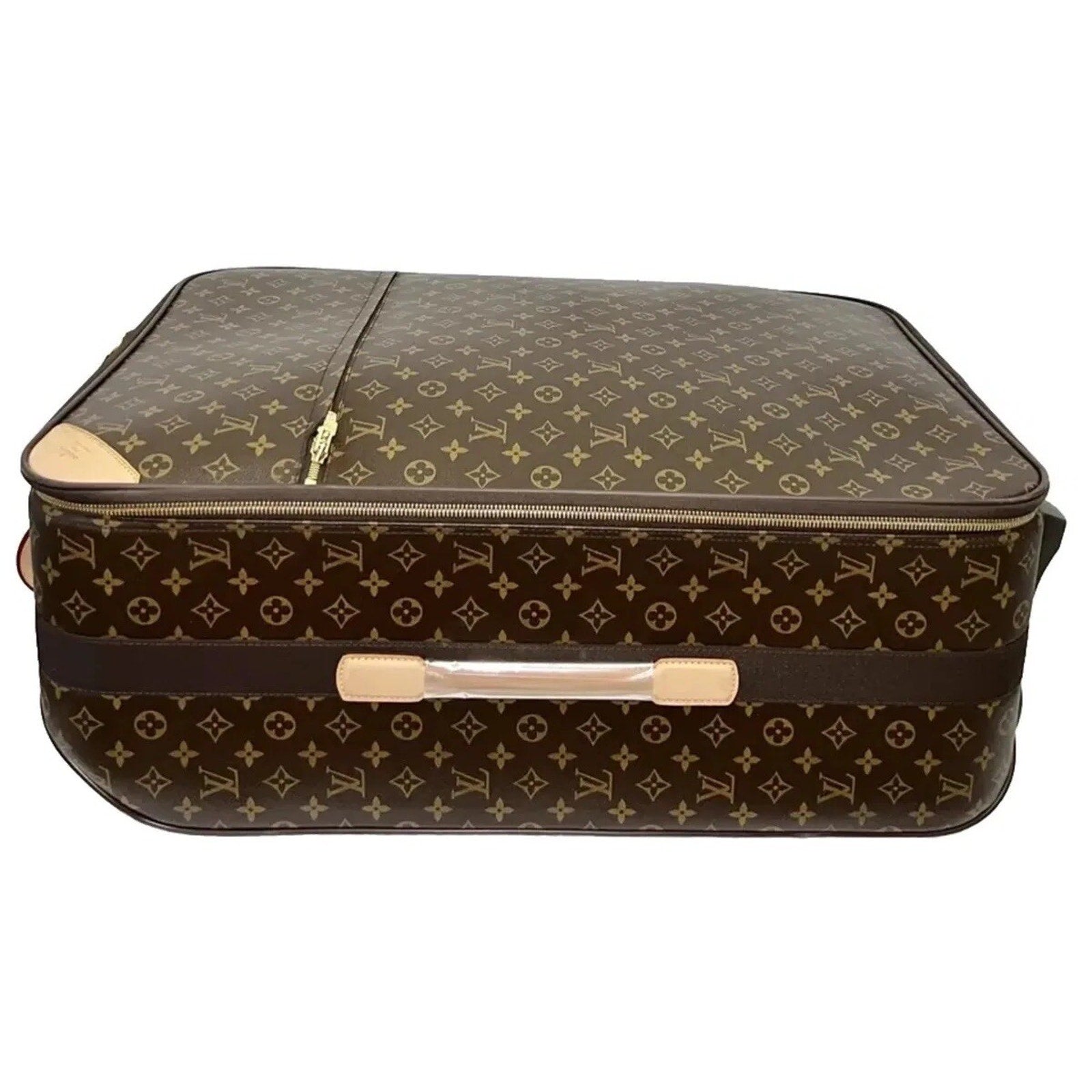Louis Vuitton Pegase Monogram Suitcase Rolling Luggage Bag UEC
