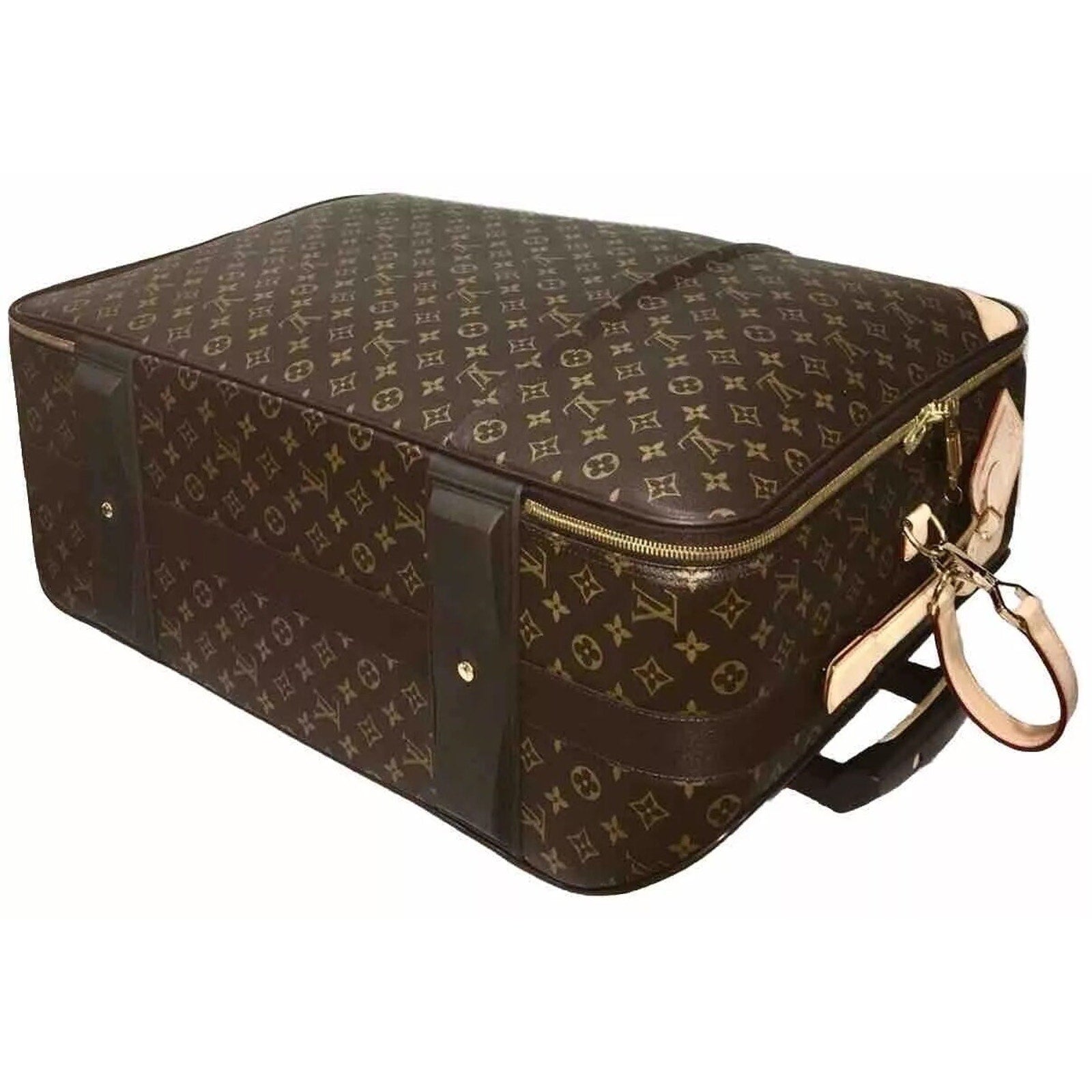 Louis Vuitton Pegase Monogram Suitcase Rolling Luggage Bag UEC