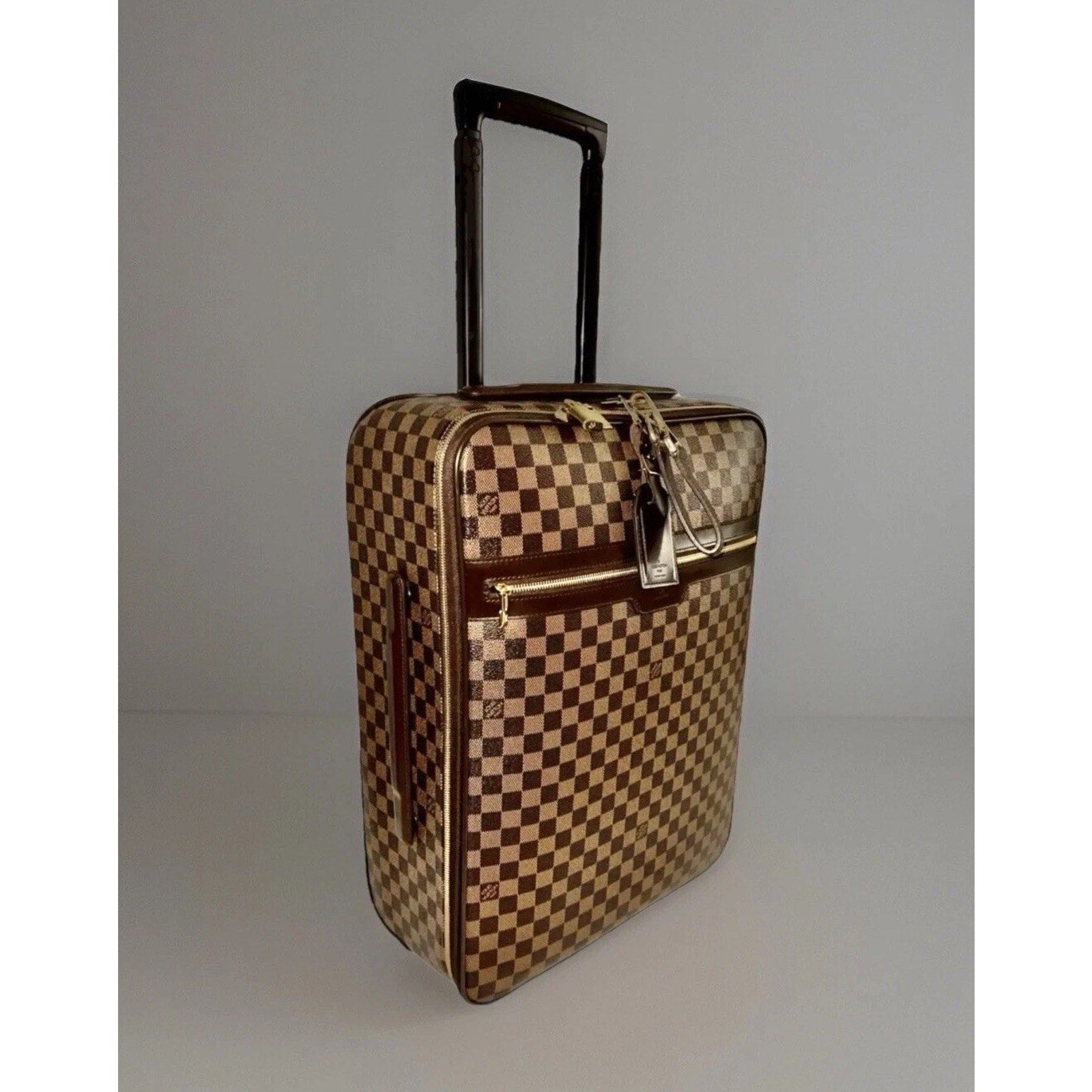 Louis Vuitton Pegase 55 Bag Damier Upright Suitcase w/ Coa Garment & Dustbag