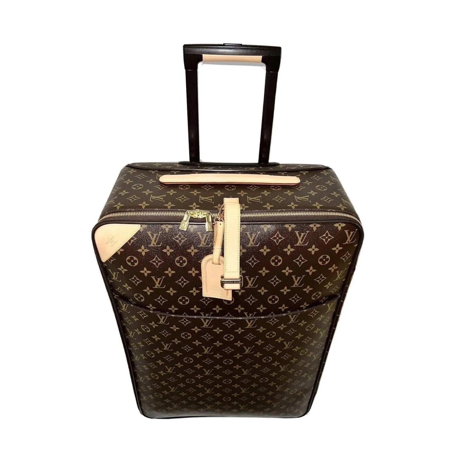 Louis Vuitton Pegase 65 Suitcase Business Class Luggage Bag w/ Jacket Cover