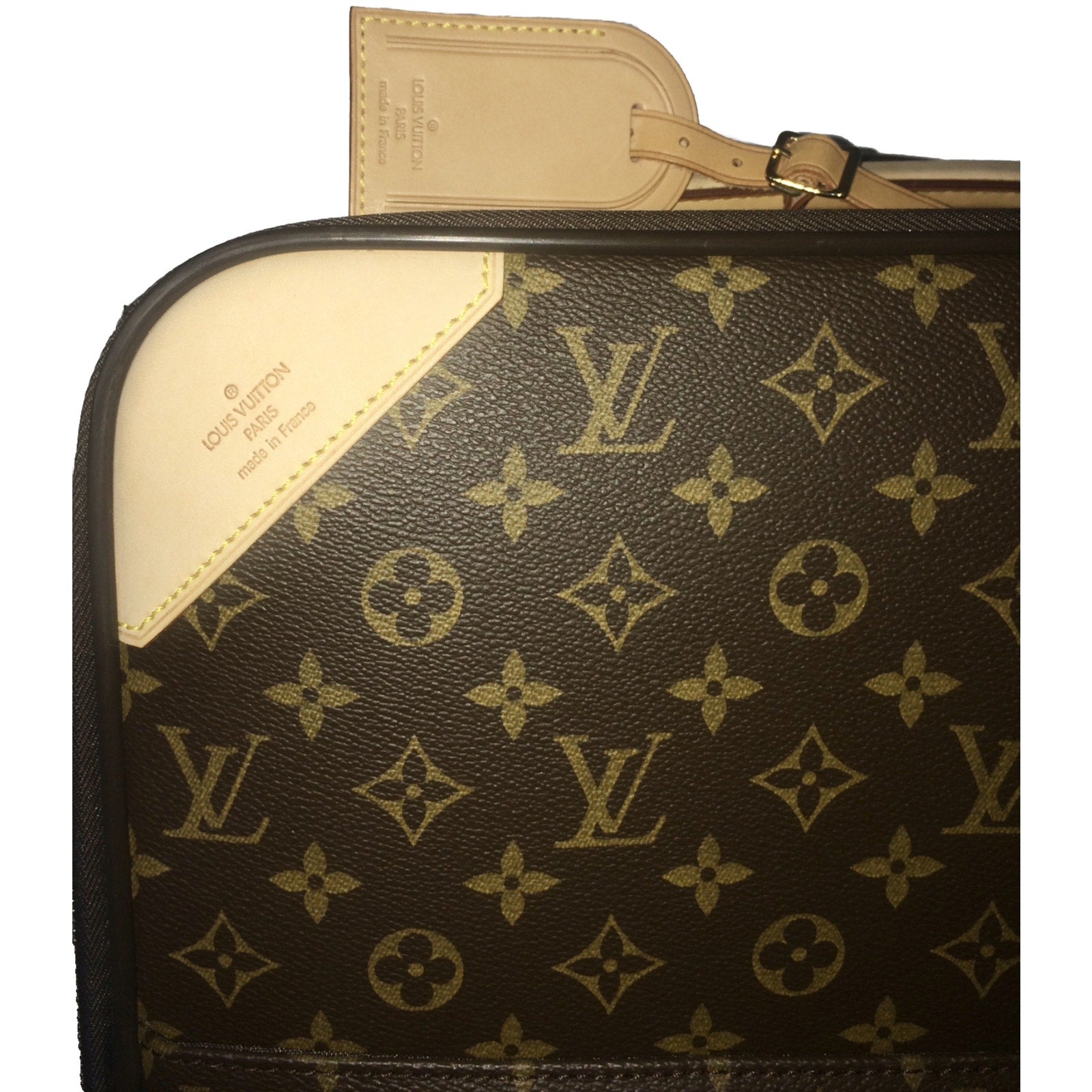 Louis Vuitton Pegase 55 Suitcase + Garment Hanger Certificate of Authenticity!