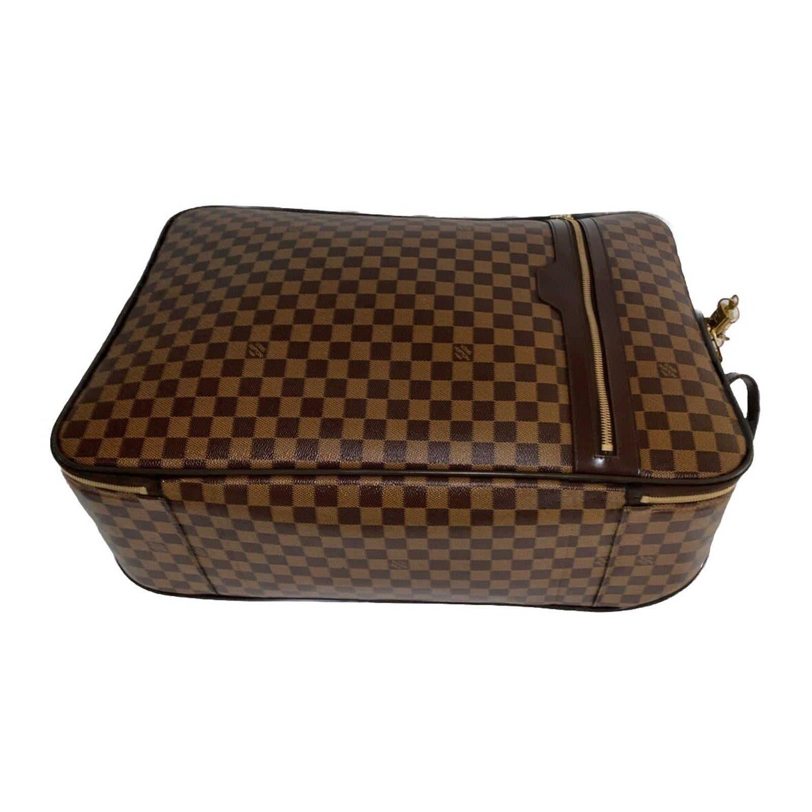 Louis Vuitton Pegase 55 Suitcase Bag Damier Ebene w/ Dustbag COA Padlock