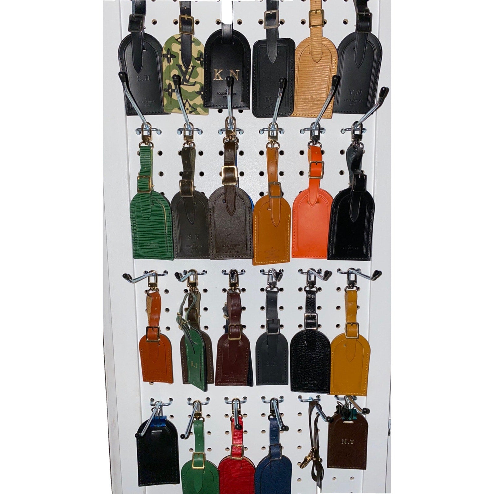 Louis Vuitton Blue Name Tag w/ Poignet Strap Large 1 Set - Toledo 🇫🇷