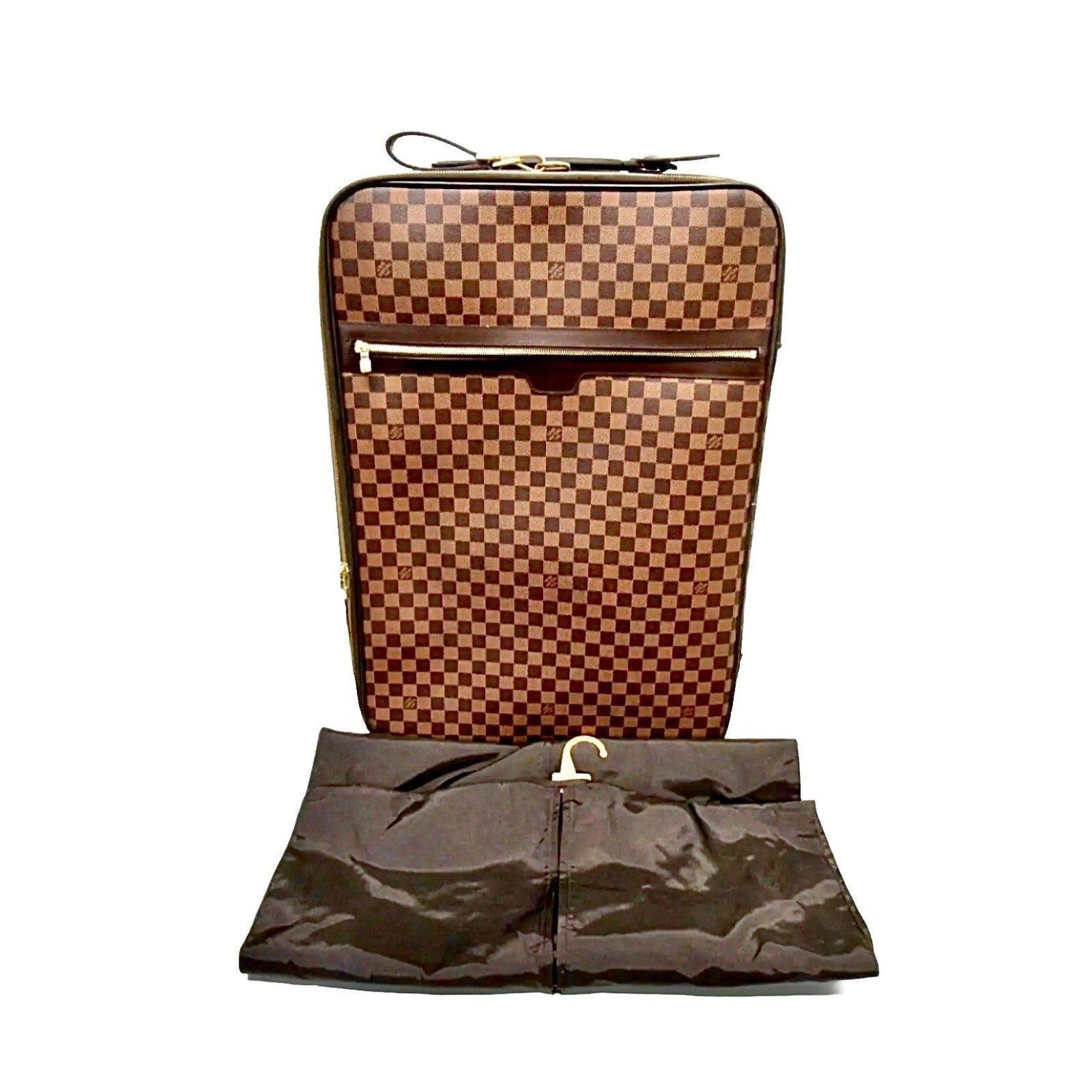 Louis Vuitton Pegase Suitcase 25” Luggage w/ Garment Hanger COA