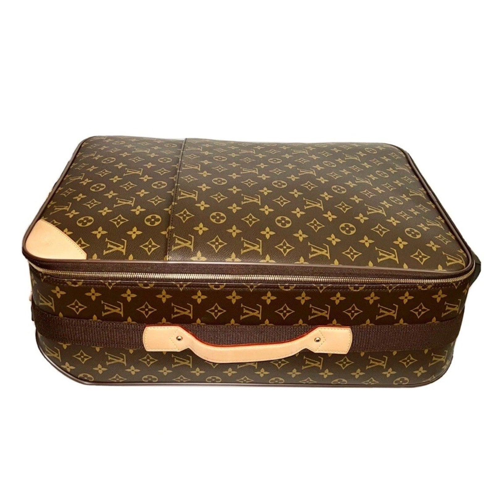 Louis Vuitton Pegase Vintage Rolling Carryon Suitcase Bag w/ COA Dust-bag