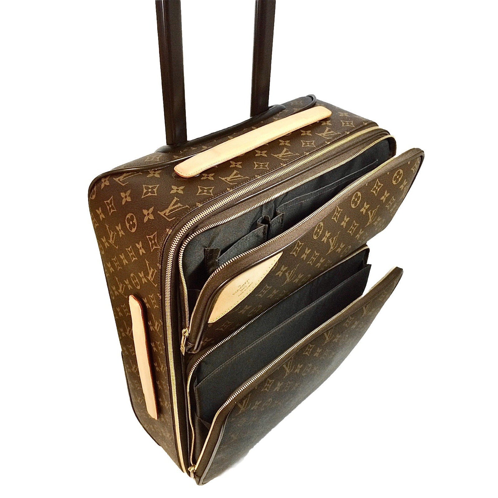 Louis Vuitton Business Pegase 55 Suitcase Bag Monogram + Coa Garment Dust-bag