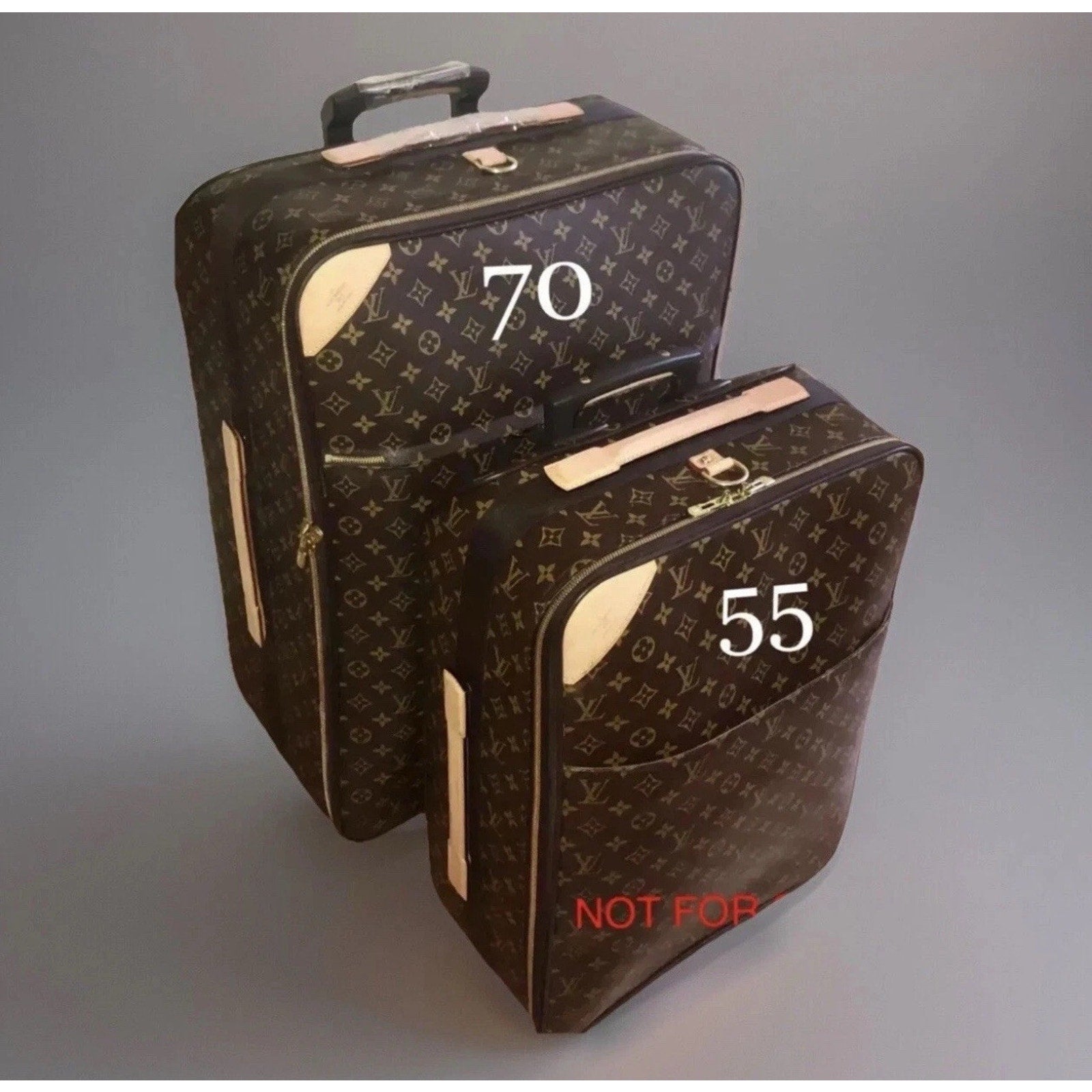 Louis Vuitton Pegase 70 Monogram XL Suitcase + Garment COA Dust-bag Padlock