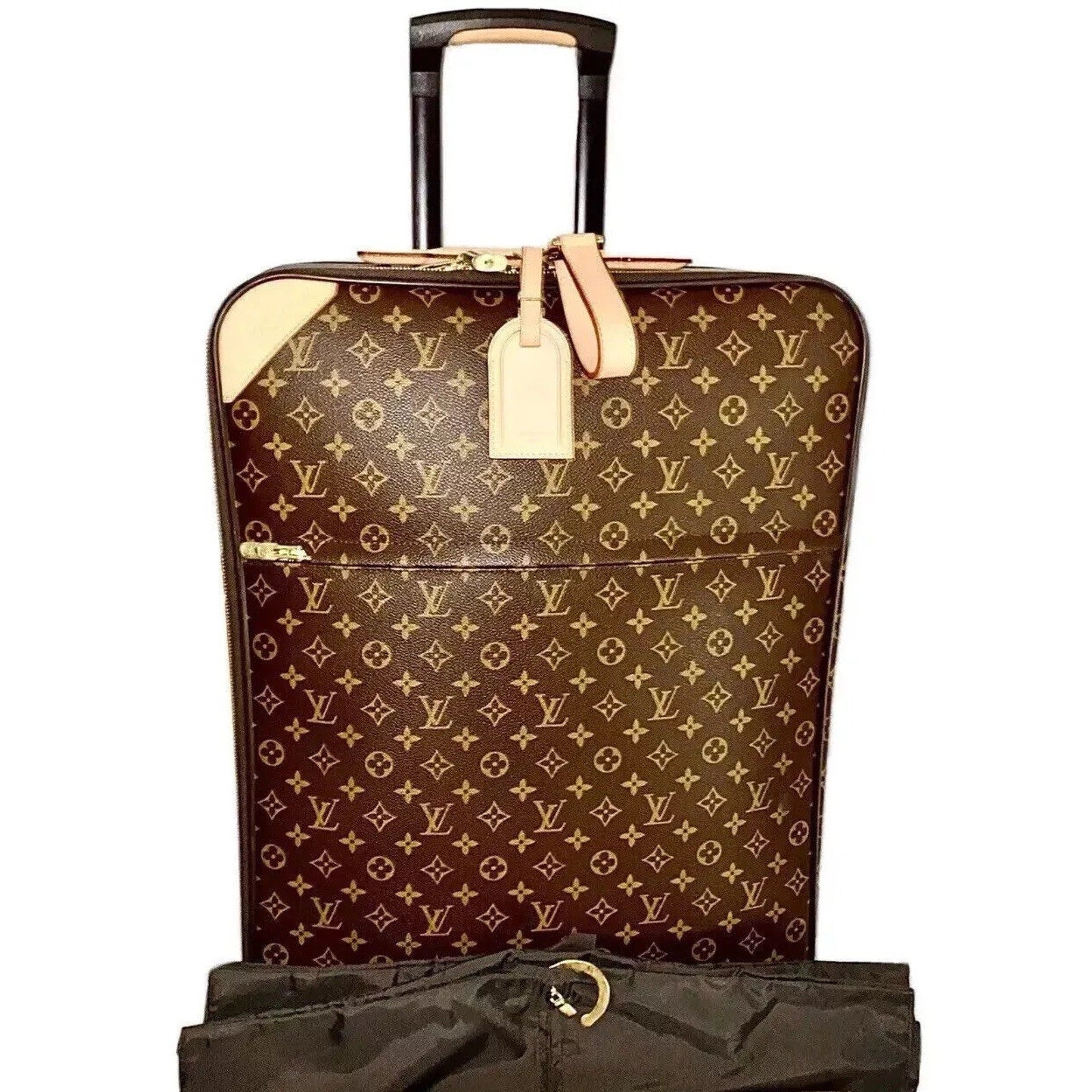 Louis Vuitton Pegase 70 Classic Suitcase Tote w/ Coa Garment Bag LV Tag