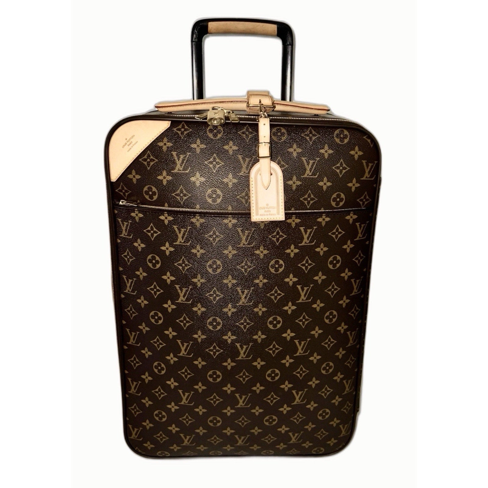 Authentic Louis Vuitton Pegase Suitcase Legere Monogram Bag Carry on w/ COA