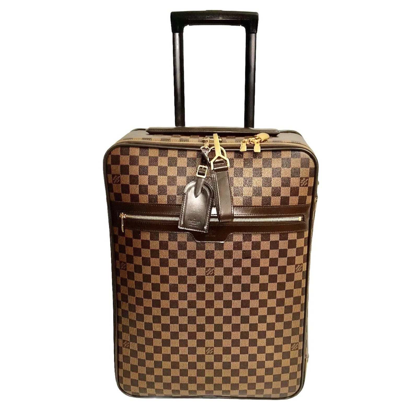 Louis Vuitton Pegase 55 Bag Damier Upright Suitcase w/ Coa Garment & Dustbag