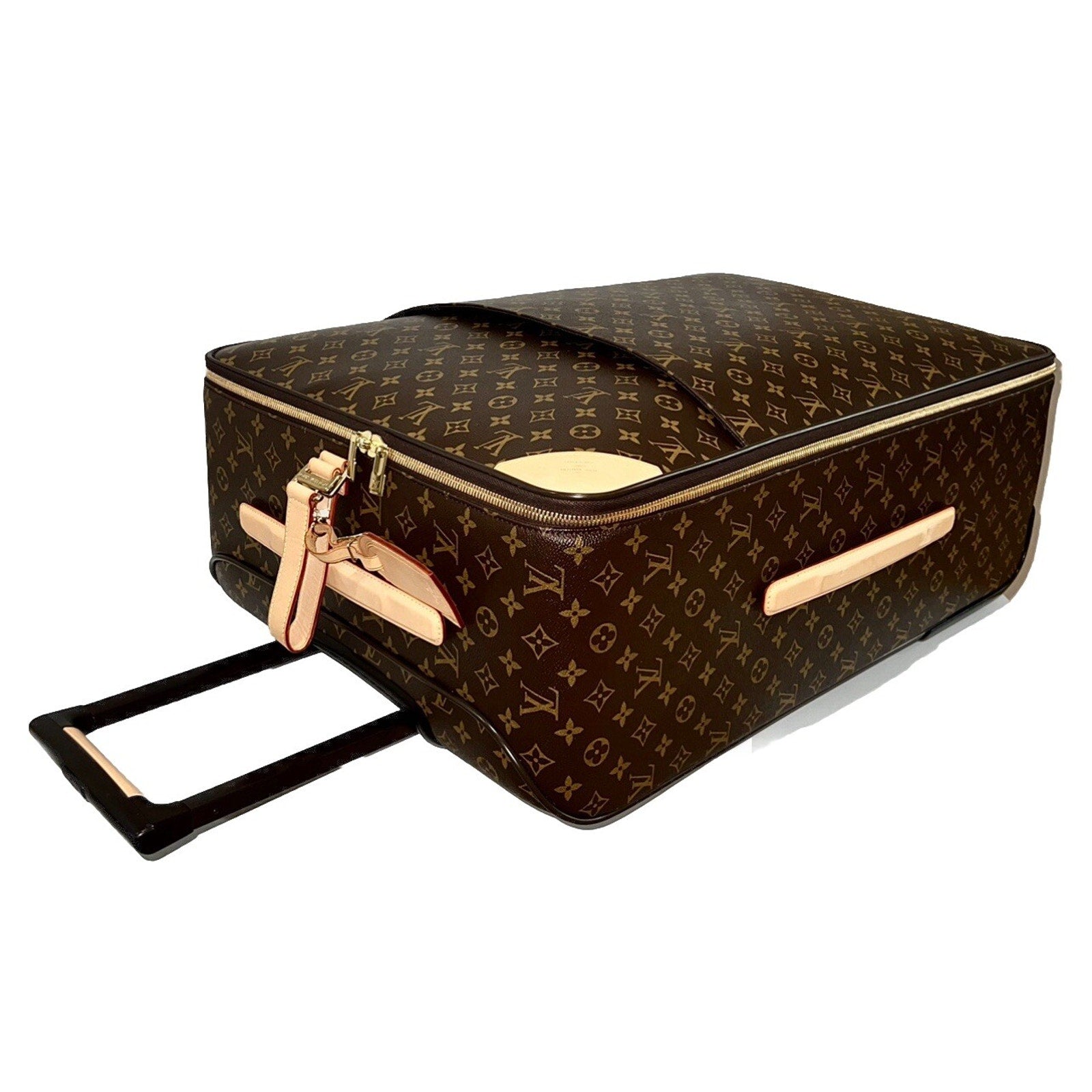 Louis Vuitton Pegase 65 Monogram Suitcase Classic Upright Luggage Bag