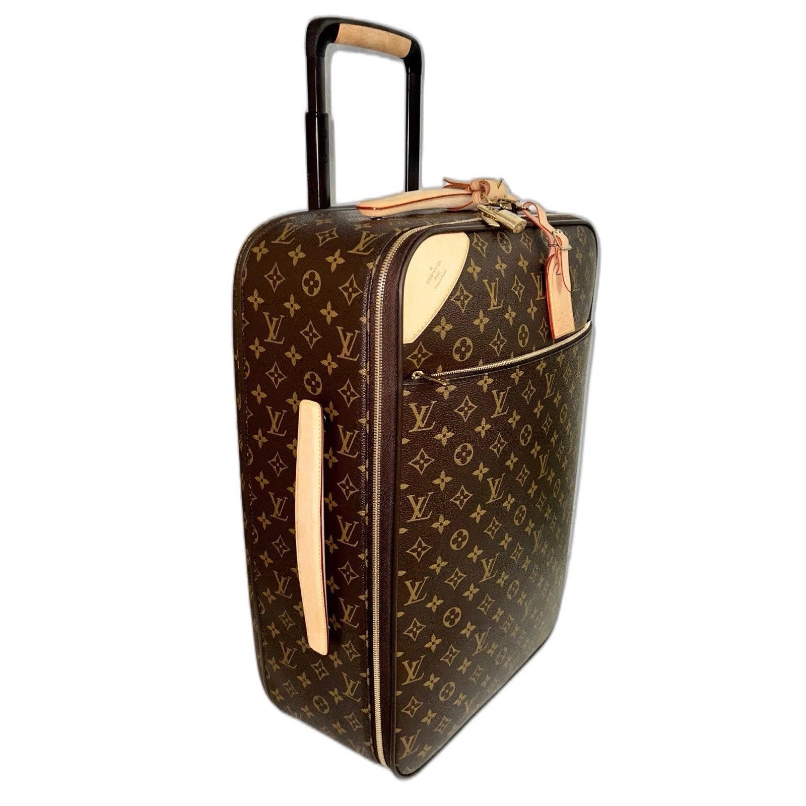 Authentic Louis Vuitton Pegase Suitcase Legere Monogram Bag Carry on w/ COA