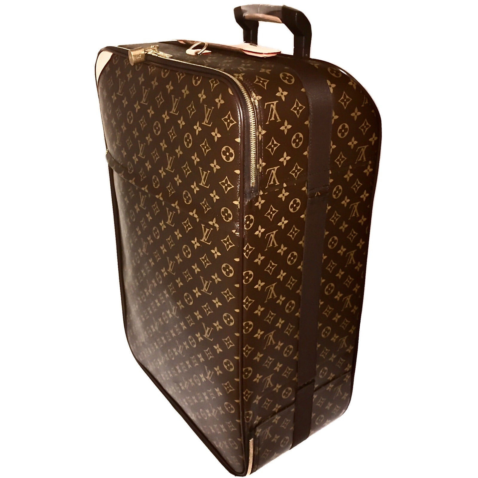 Louis Vuitton Pegase 26” Monogram Suitcase Luggage + Dustbag + Garment Bag