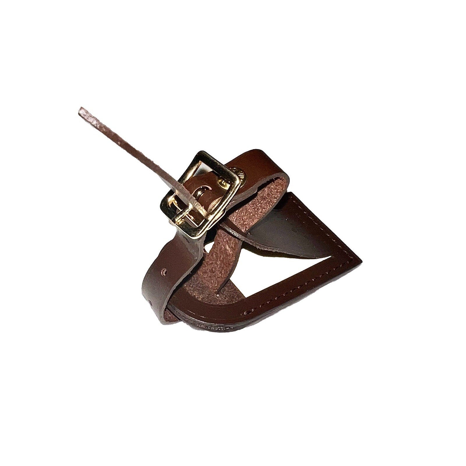 Louis Vuitton Damier Ebene Leather Tag Small Brown Bag Charm Name Tag France