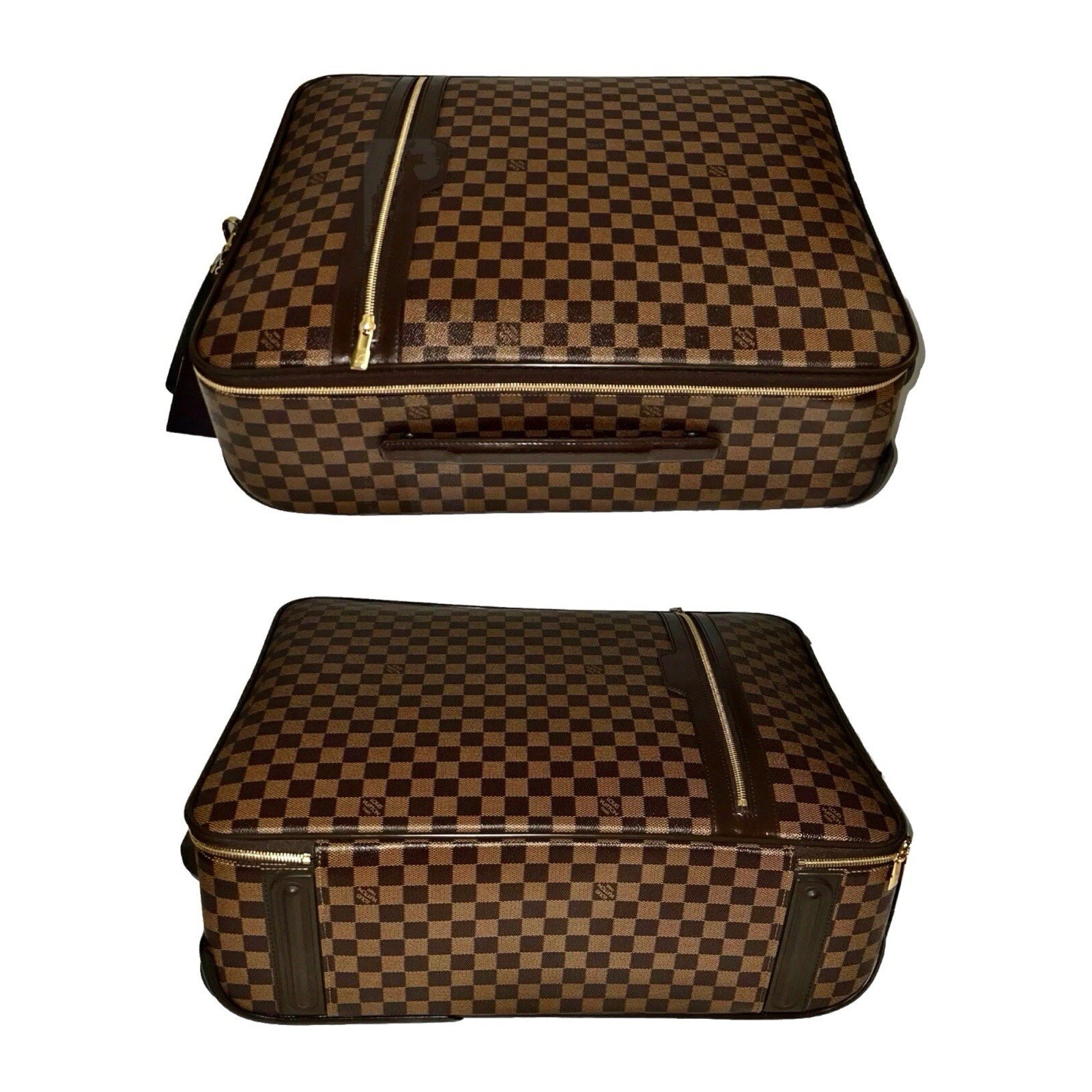 Louis Vuitton Pegase 55 Legere Damier Ebene Suitcase w/ Strap Coa Dust-bag