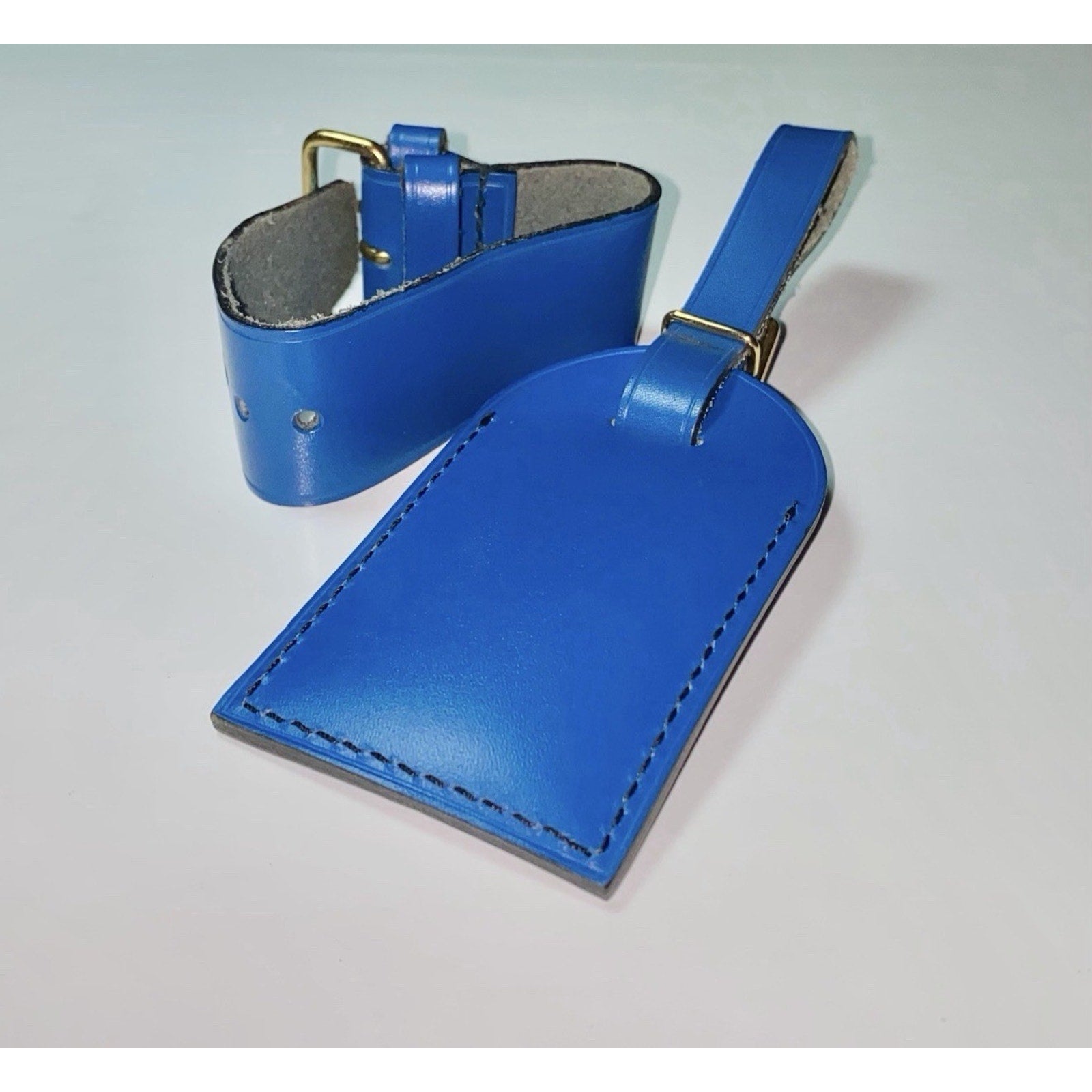 Louis Vuitton Blue Name Tag w/Poignet Strap Large 1 Set - Dark Blue 🇫🇷