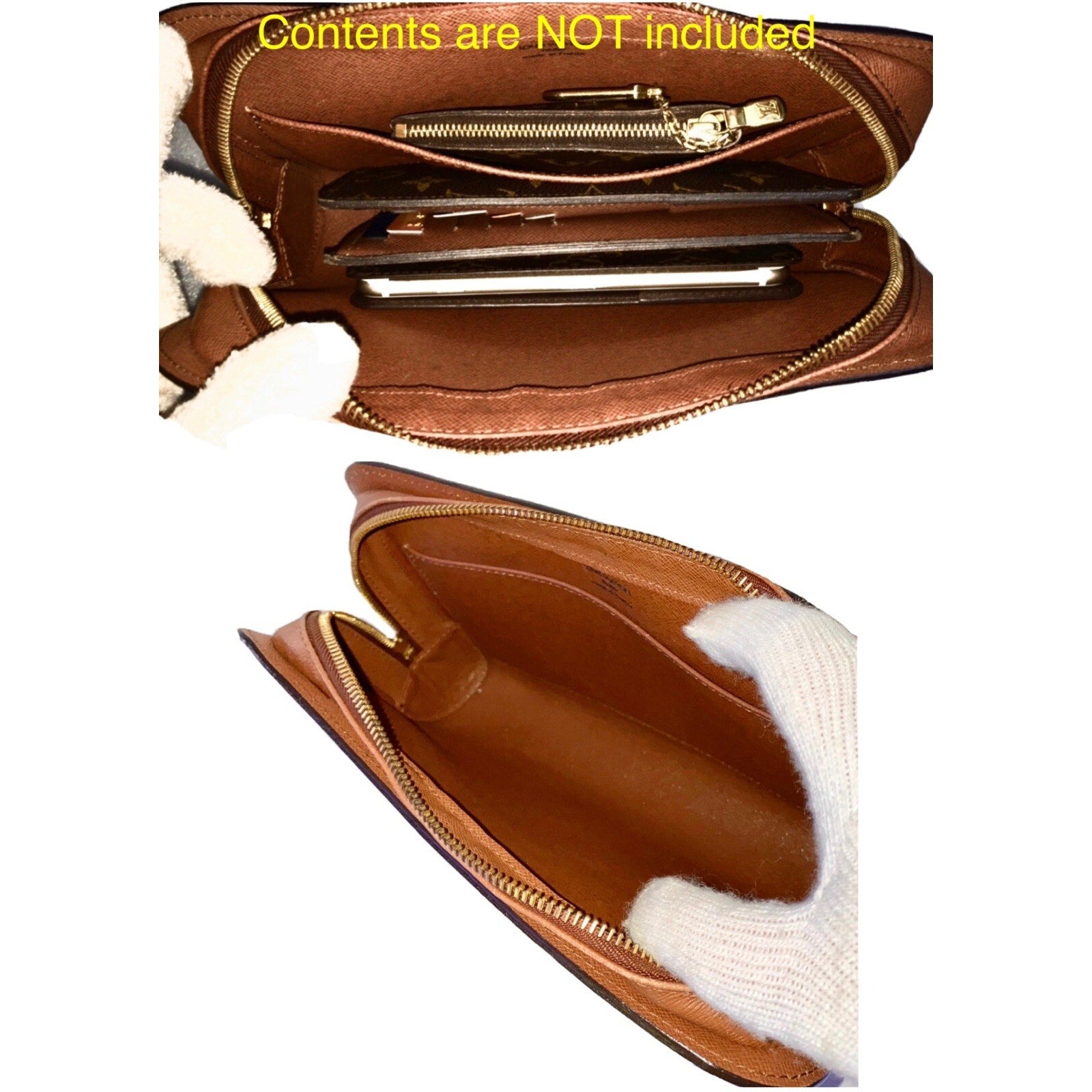 Louis Vuitton Orsay Clutch Bag Wristlet Excellent w/ Coa Dust bag & Strap