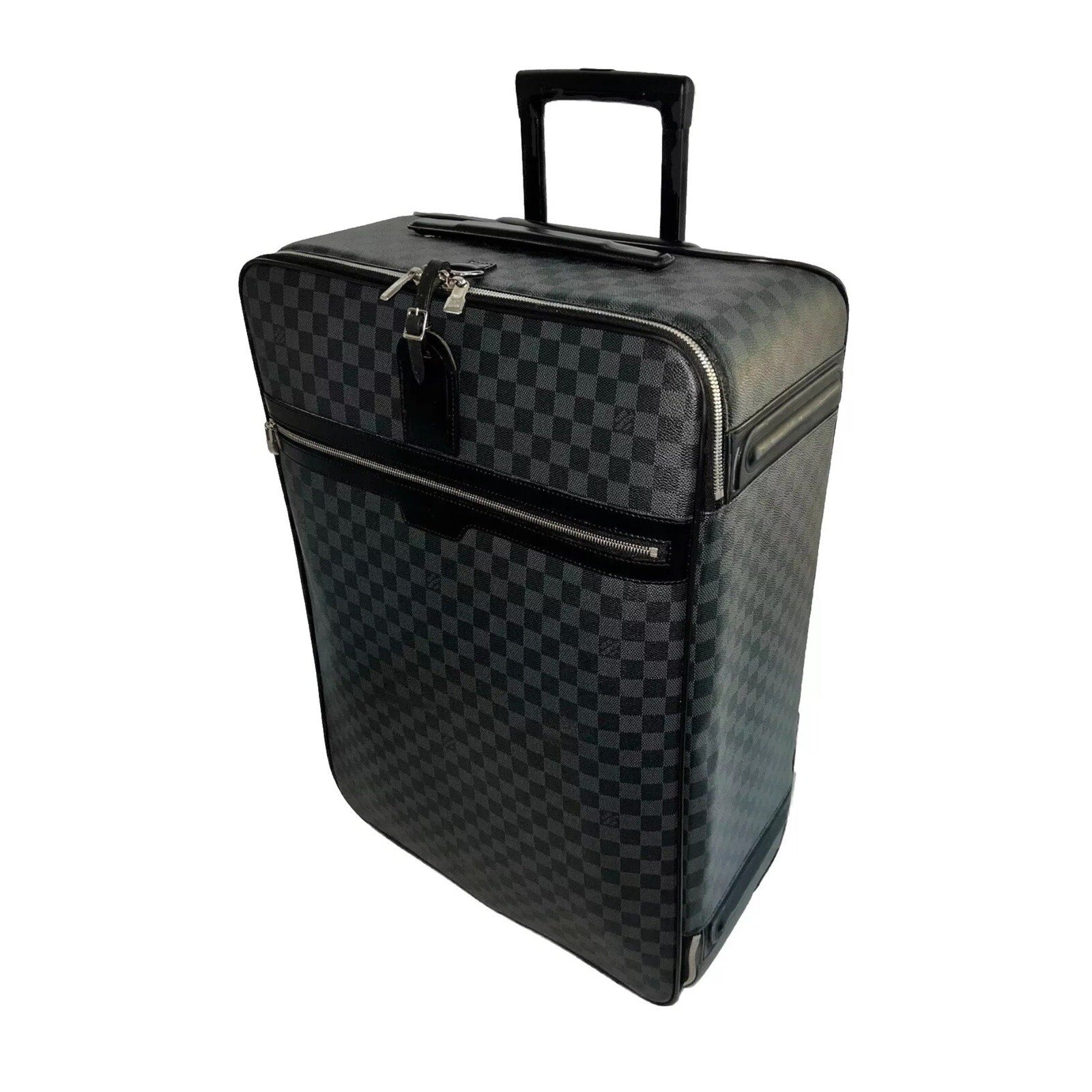 Louis Vuitton Pegase Graphite Ebene Suitcase Bag Unisex Luggage w/ COA LN