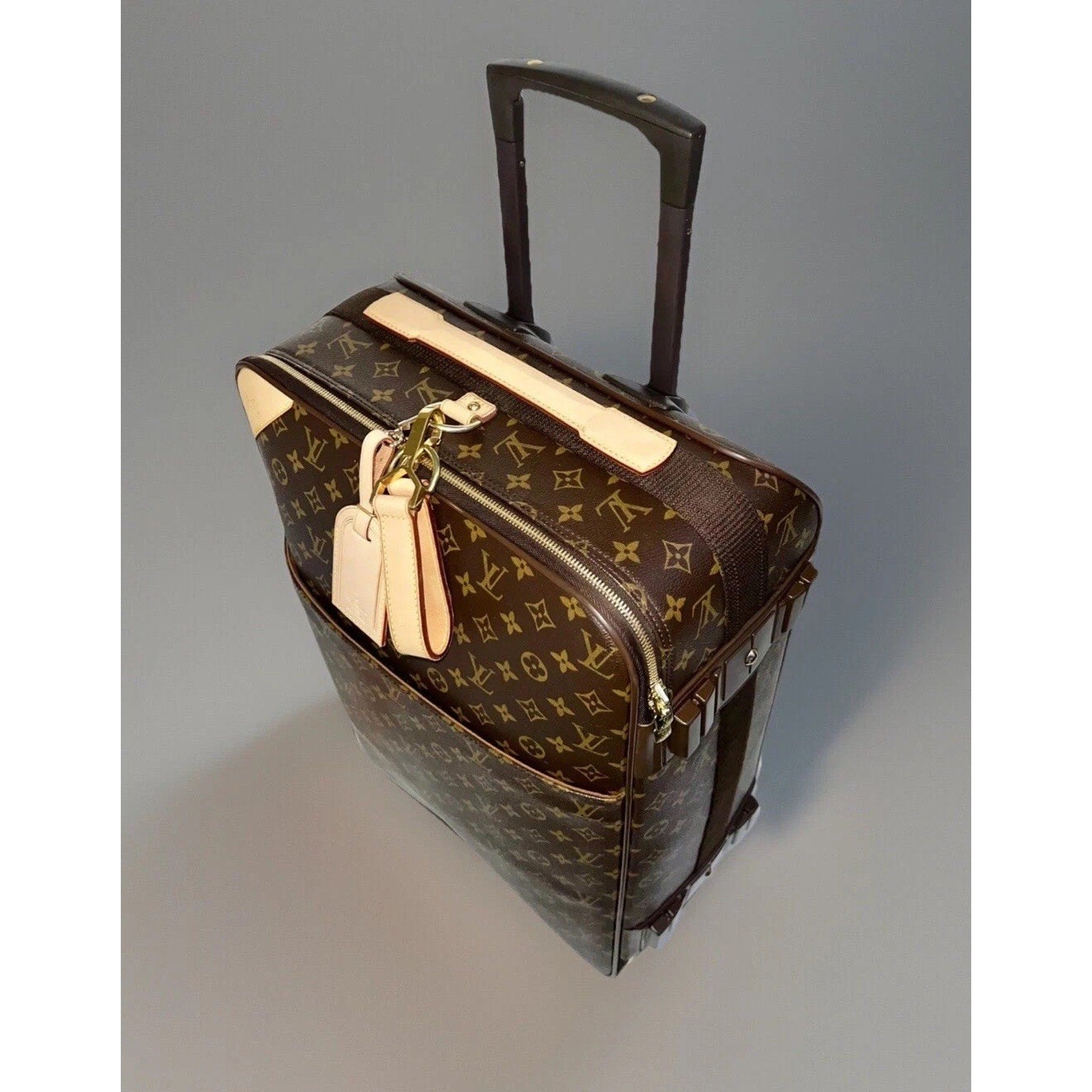 Louis Vuitton Pegase 55 Classic Suitcase w/ Garment Bag Hanger A++