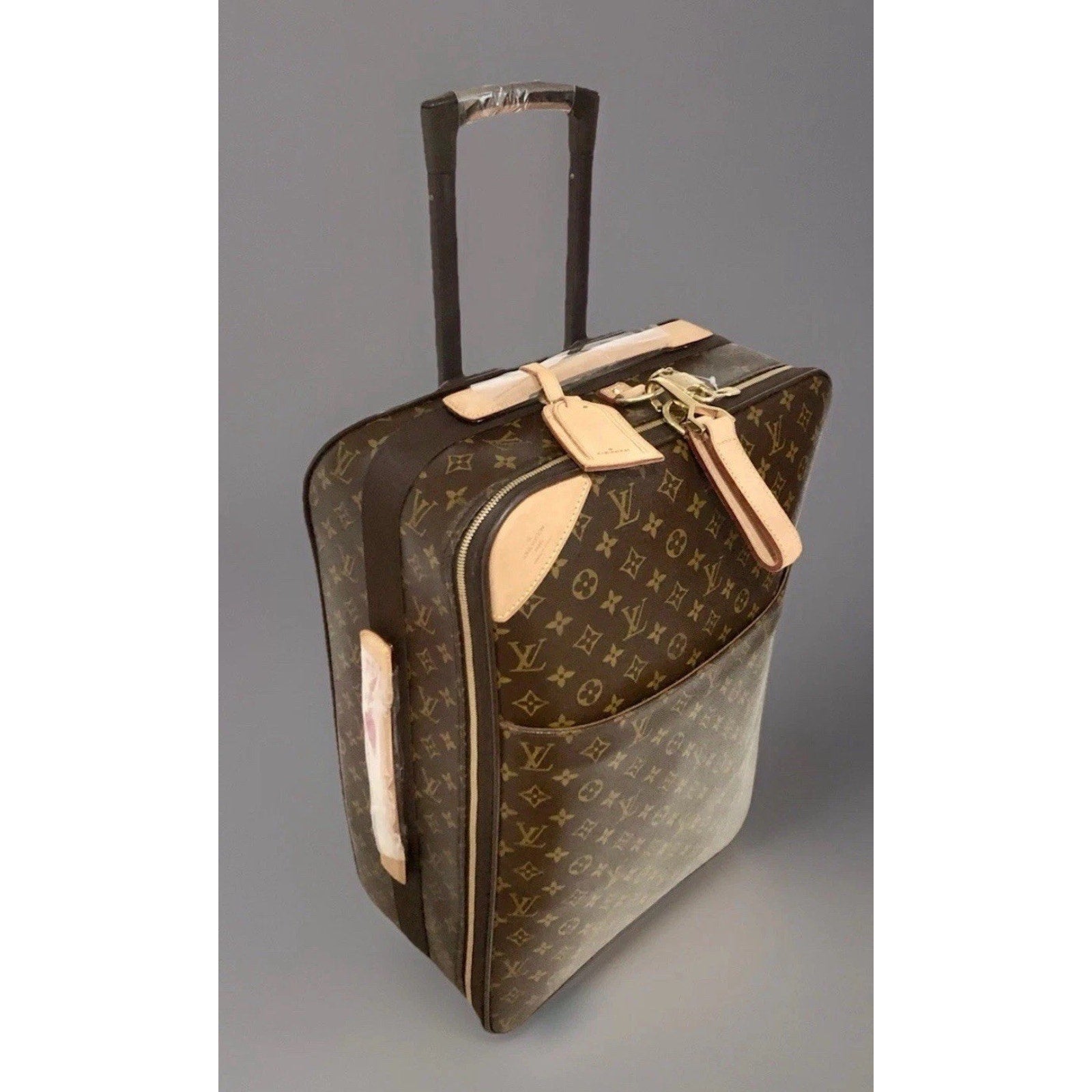Louis Vuitton Pegase 55 Classic Suitcase Carry-on w/ Lock Coa Dust-bag