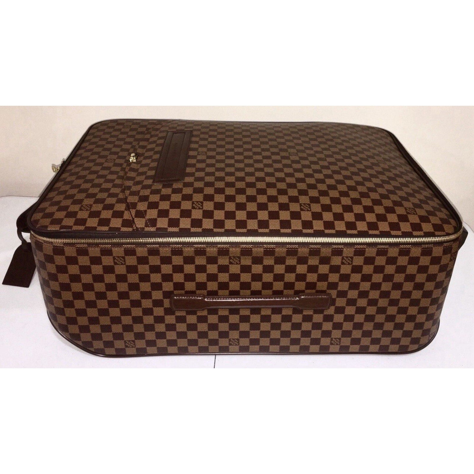 Louis Vuitton Pegase 70 Suitcase Bag Damier Ebene w/ XL Garment Cover Hanger