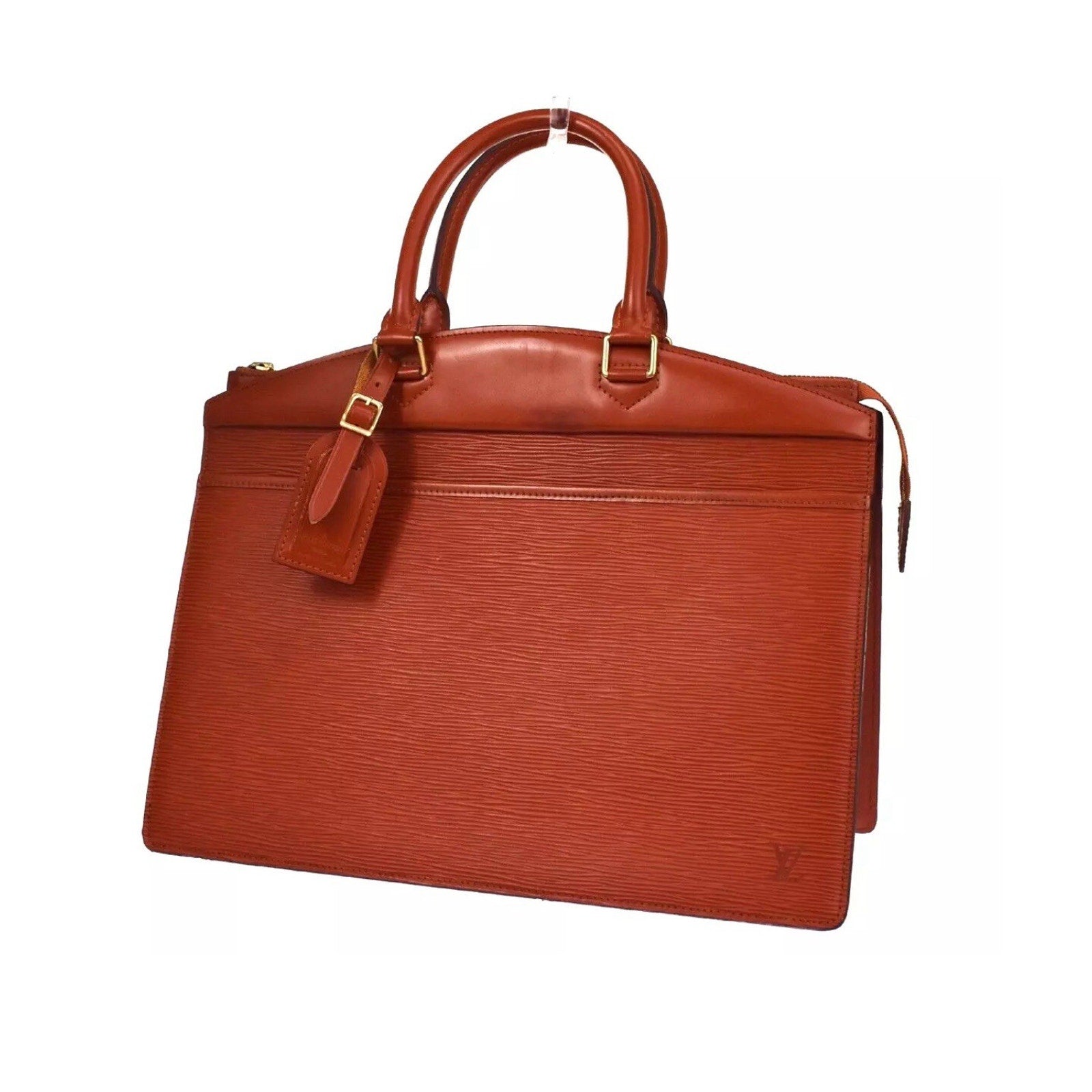 Louis Vuitton Kenyan Fawn Name Tag Goldtone Small - 1 pc France