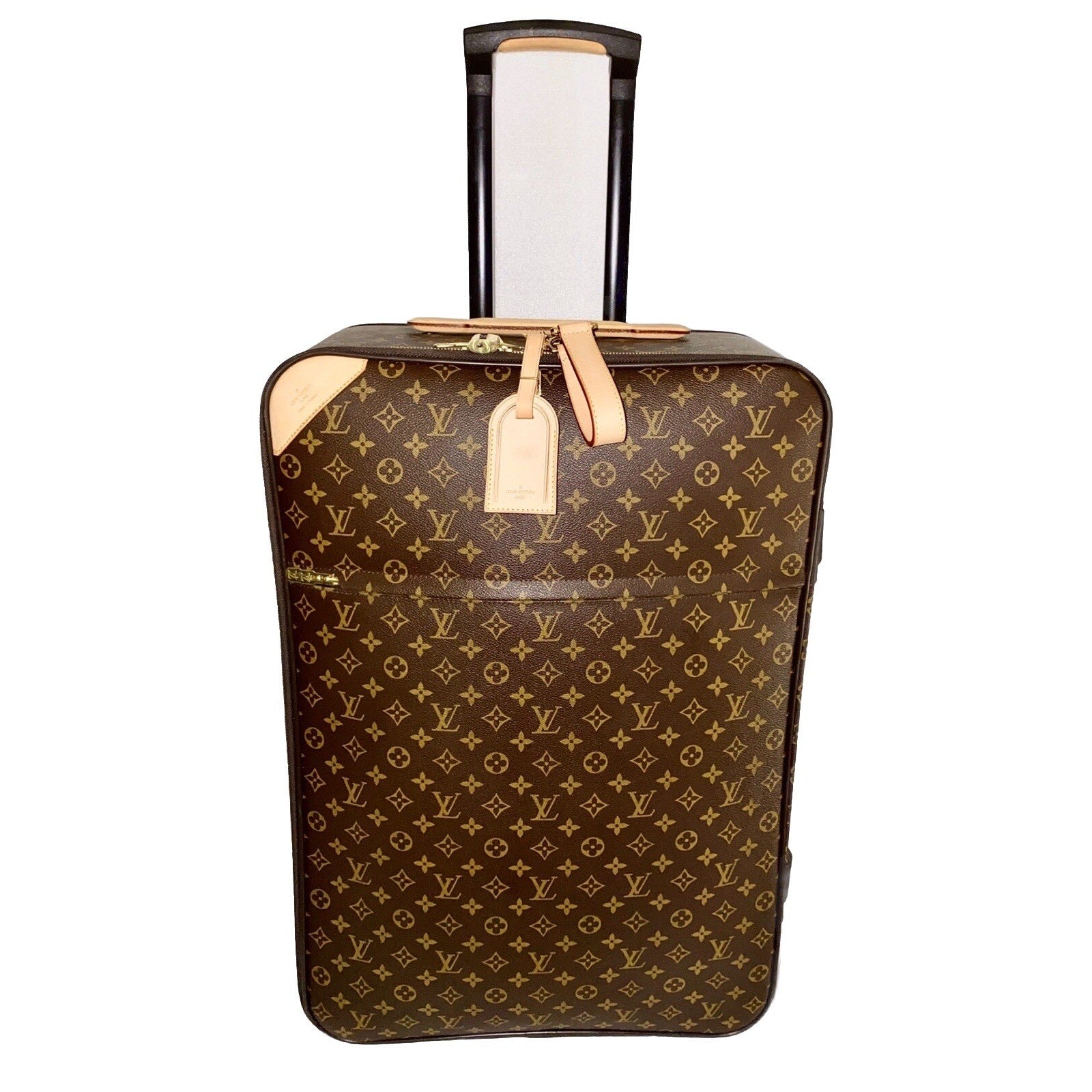 Louis Vuitton Pegase 70 Suitcase Bag w/ Coa Garment Dust-bag Excellent