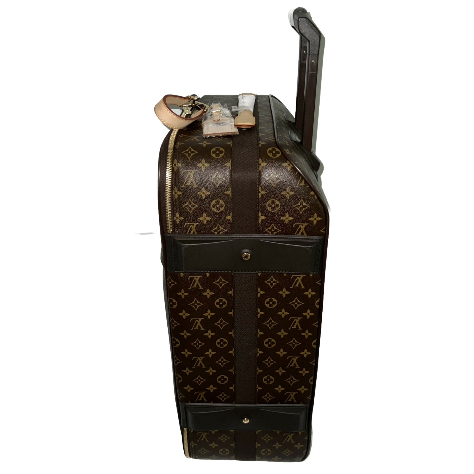 Louis Vuitton Pegase Monogram Suitcase Rolling Luggage Bag UEC