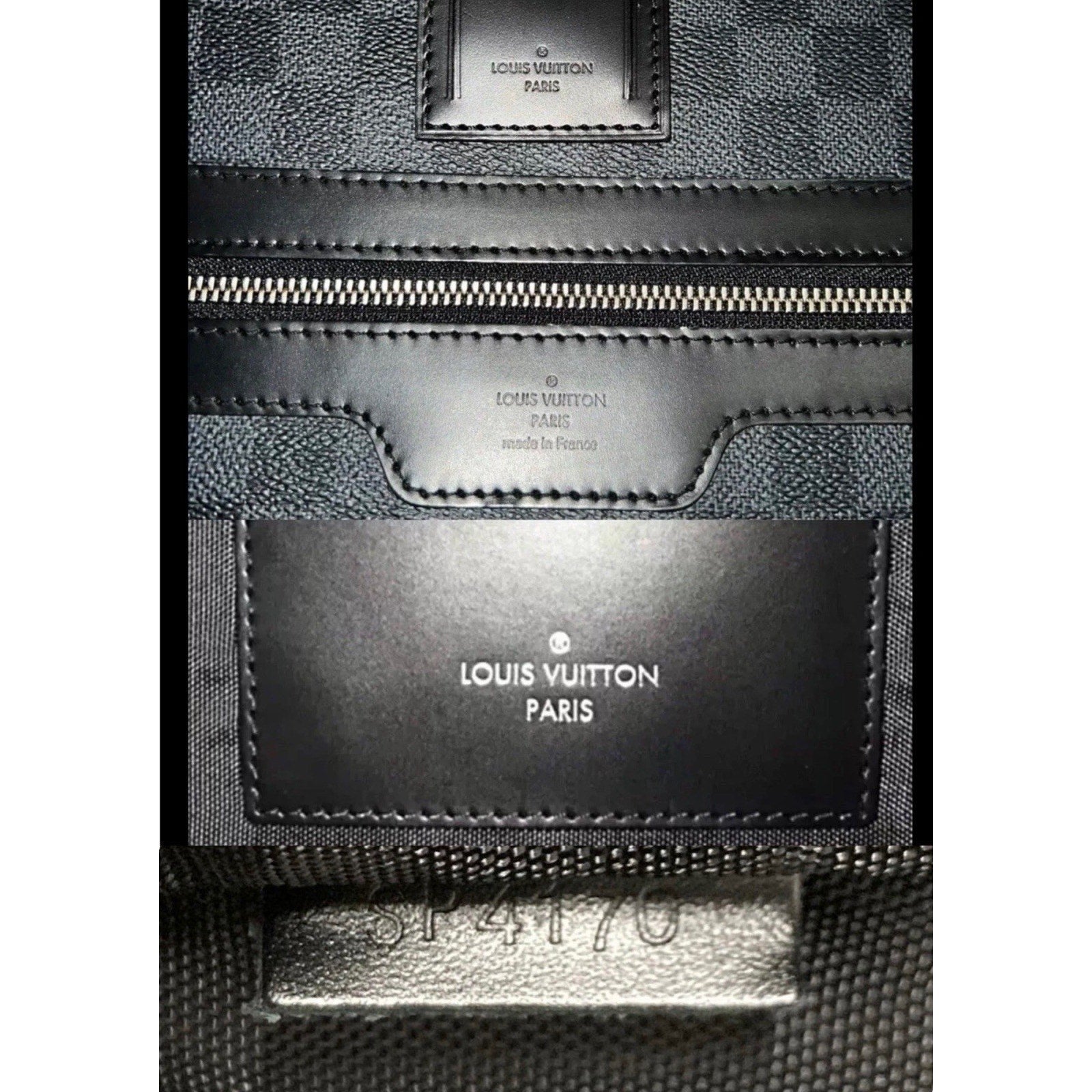 Louis Vuitton Pegase 65 Graphite Suitcase w/ Silvertone Garment Bag Pristine