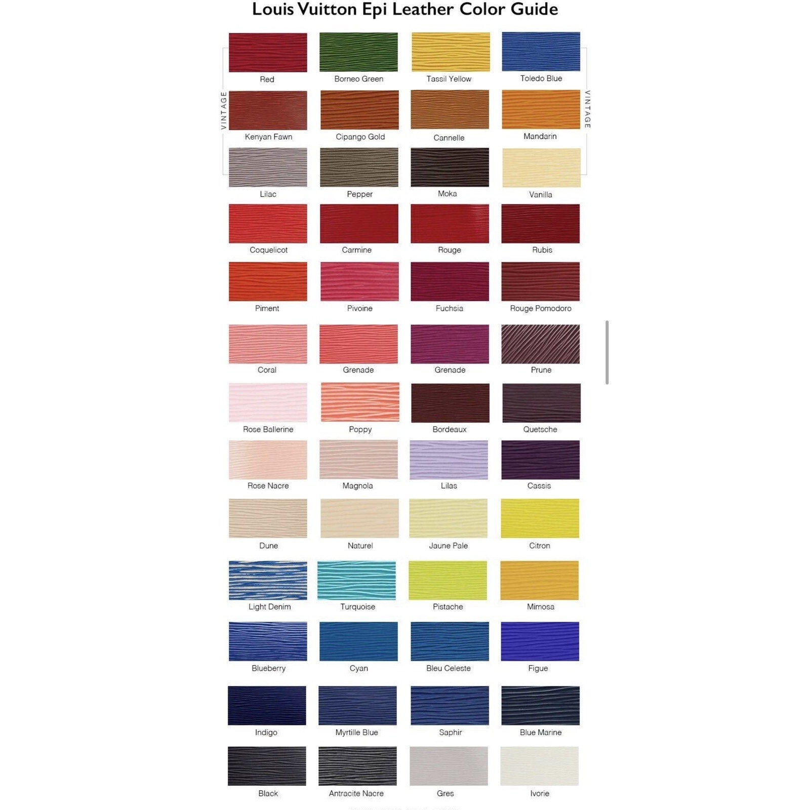 Louis Vuitton Blue Luggage Tag Small Leather Toledo France - 🇫🇷