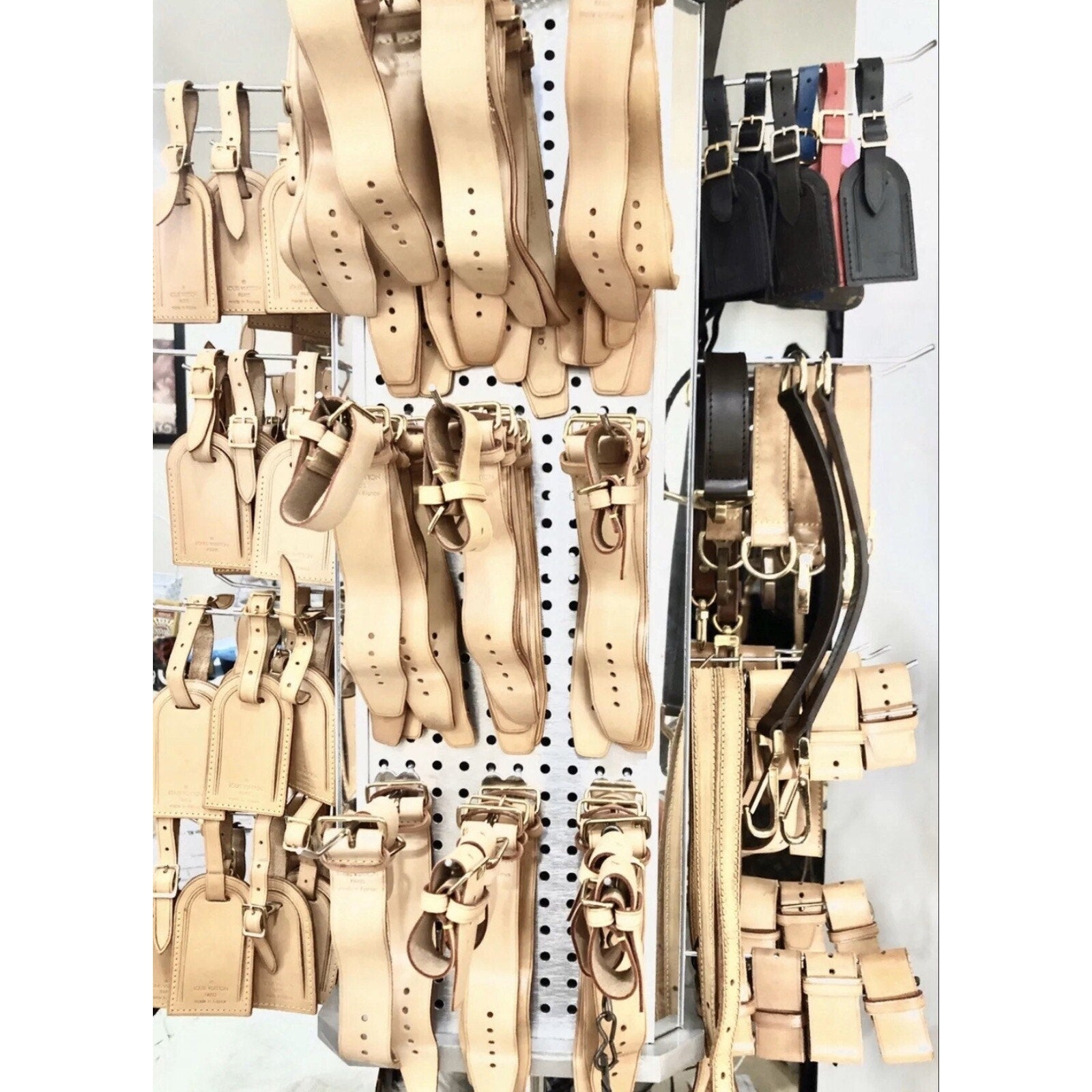 Louis Vuitton ID Name Tag Vachetta Large 🇫🇷 Authentic France