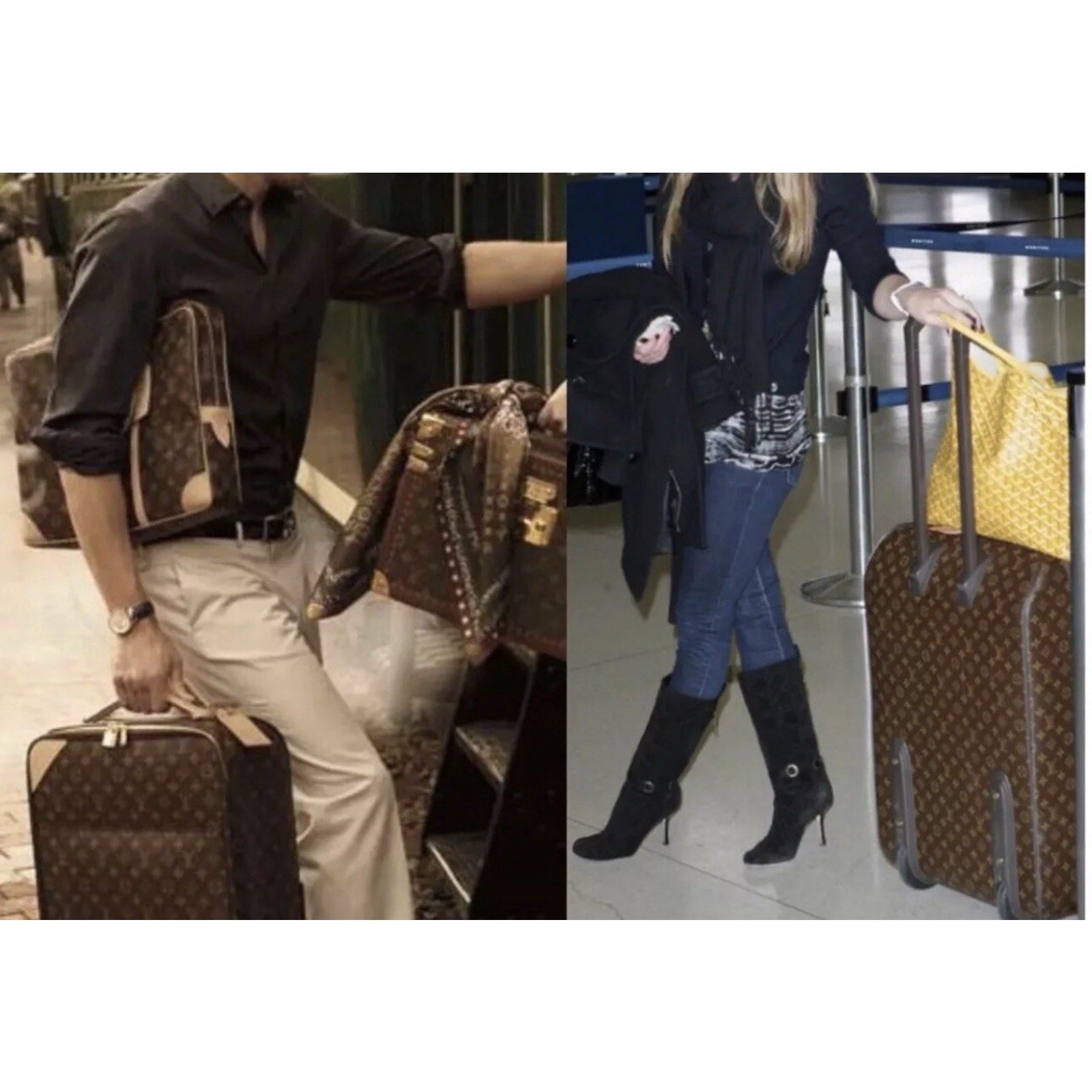 Louis Vuitton Pegase 70 Classic Suitcase Luggage Bag w/ COA XL Dustbag