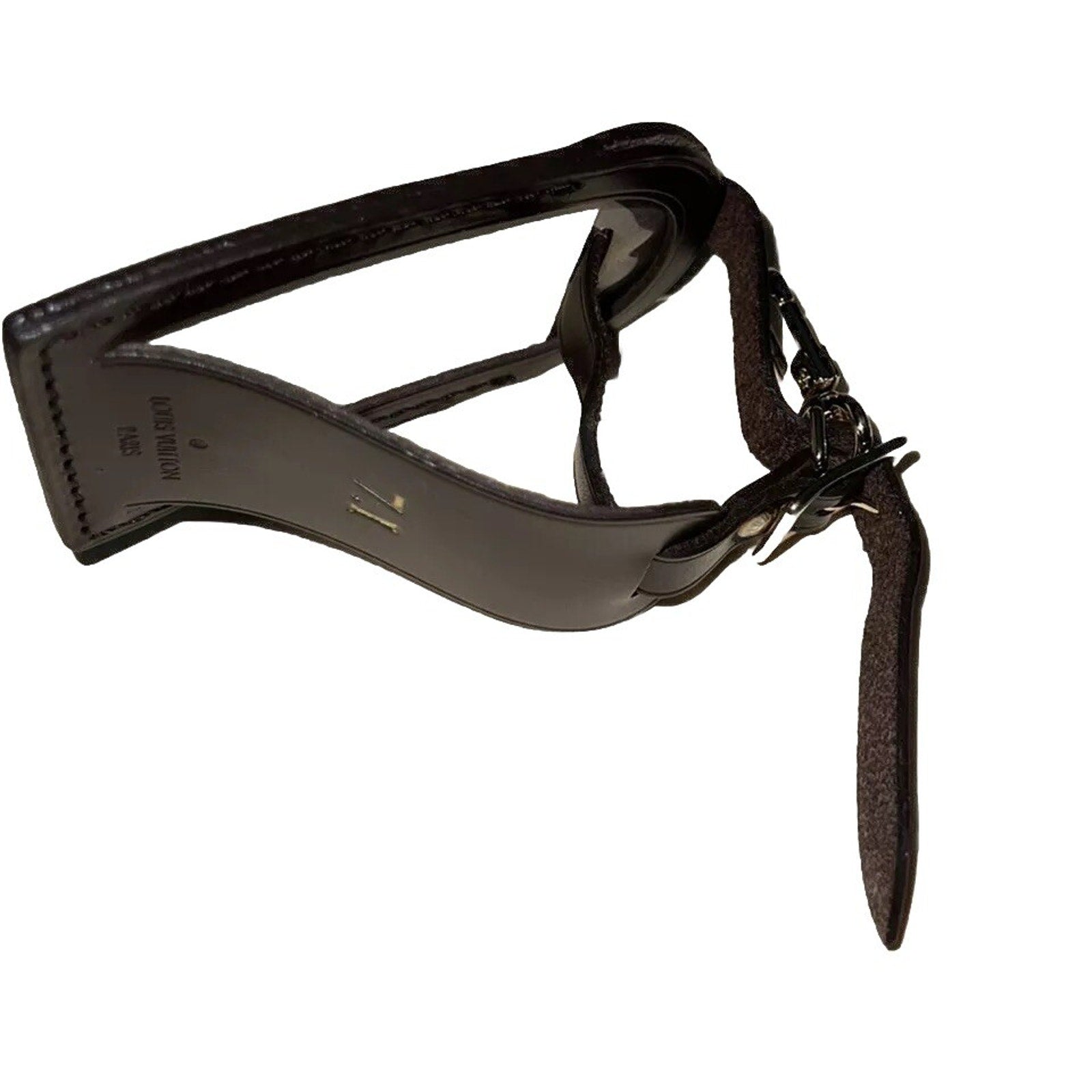 RARE Louis Vuitton 71 ID Name Tag Damier Ebene Goldtone July 1 UEC