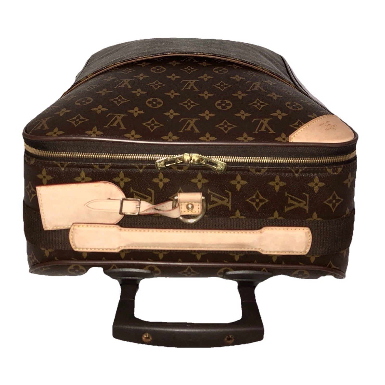 Louis Vuitton Pegase Monogram Suitcase Rolling Carry on w/ Coa Garment Bag 🇺🇸