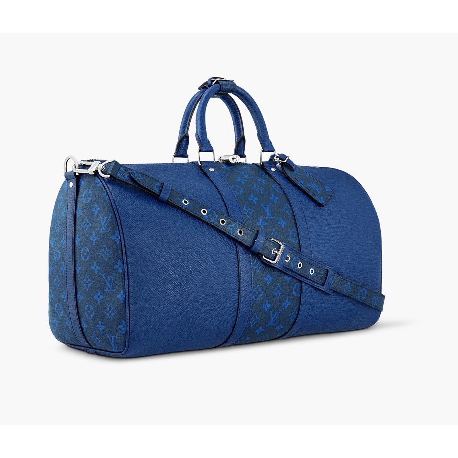 Louis Vuitton Blue Name Tag w/Poignet Strap Large 1 Set - Toledo Blue 🇫🇷