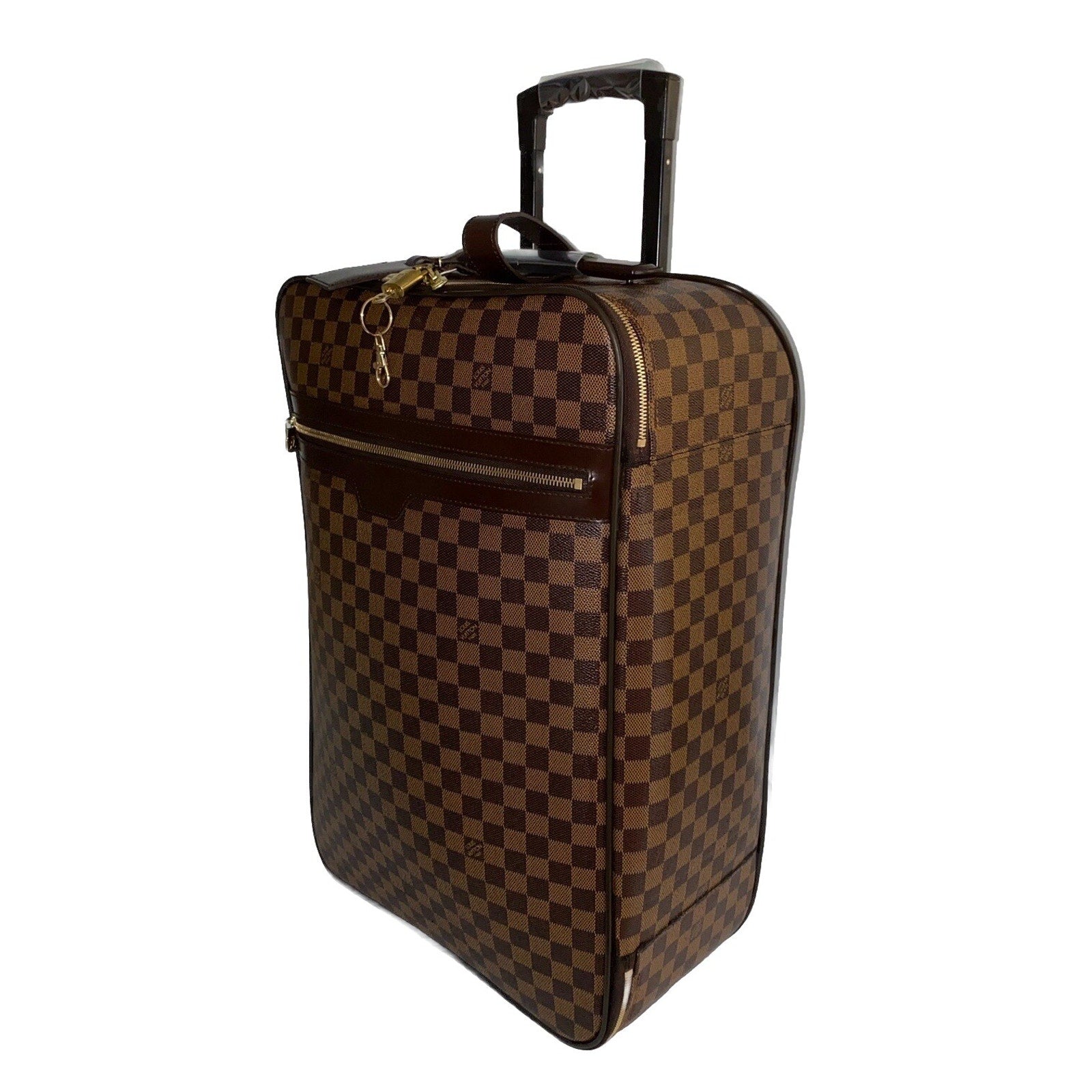 Louis Vuitton Pegase 55 Suitcase Bag Damier Ebene w/ Dustbag COA Padlock