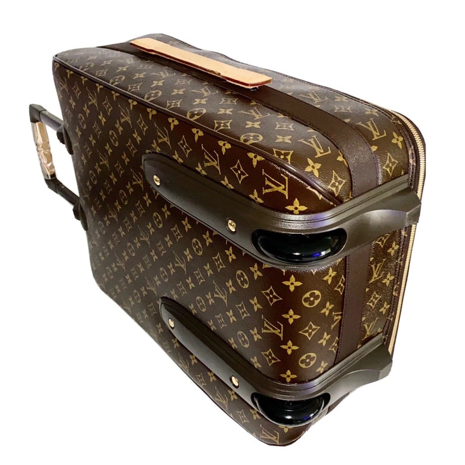 Louis Vuitton Pegase 55 Classic Rolling Suitcase w/Dust-bag COA Tag - Upright