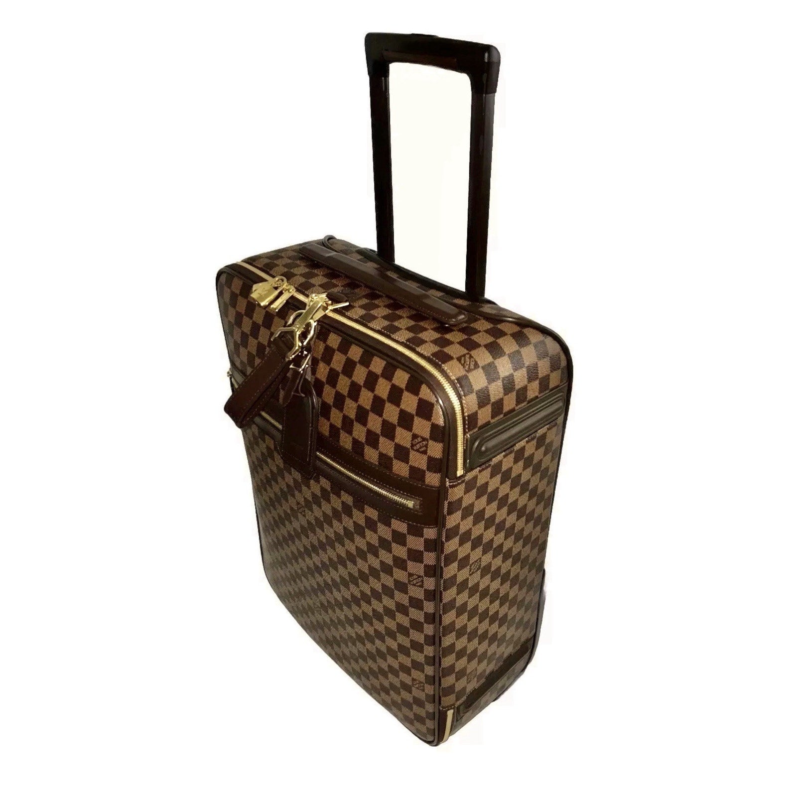 Louis Vuitton Pegase 55 Legere Damier Ebene Suitcase w/ Strap Coa Dust-bag