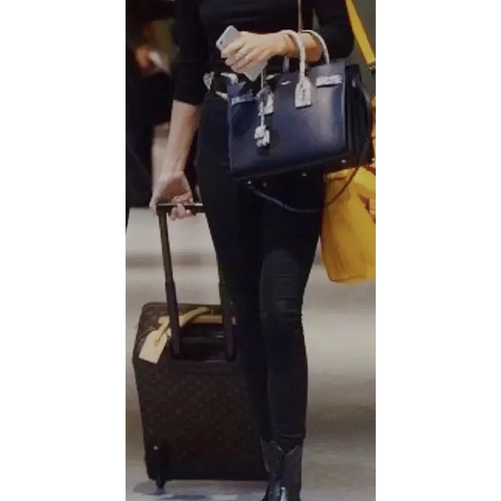 Louis Vuitton Business Pegase 55 Suitcase Monogram w/ Garment bag Dustbag Travel