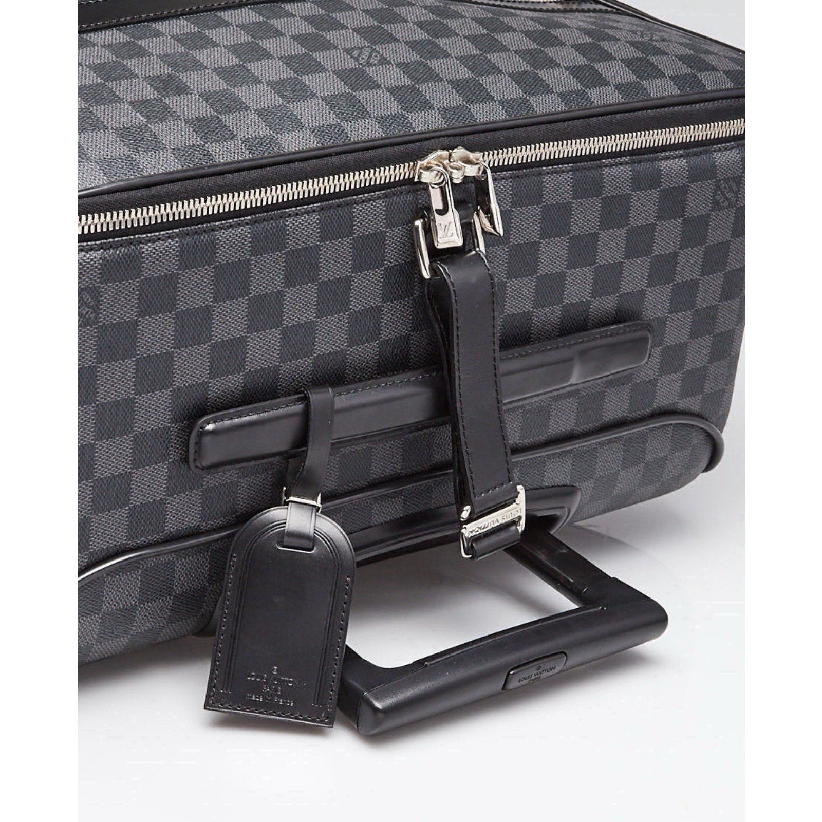 Louis Vuitton Pegase 65 Graphite Ebene Suitcase Rolling Travel Bag Pristine