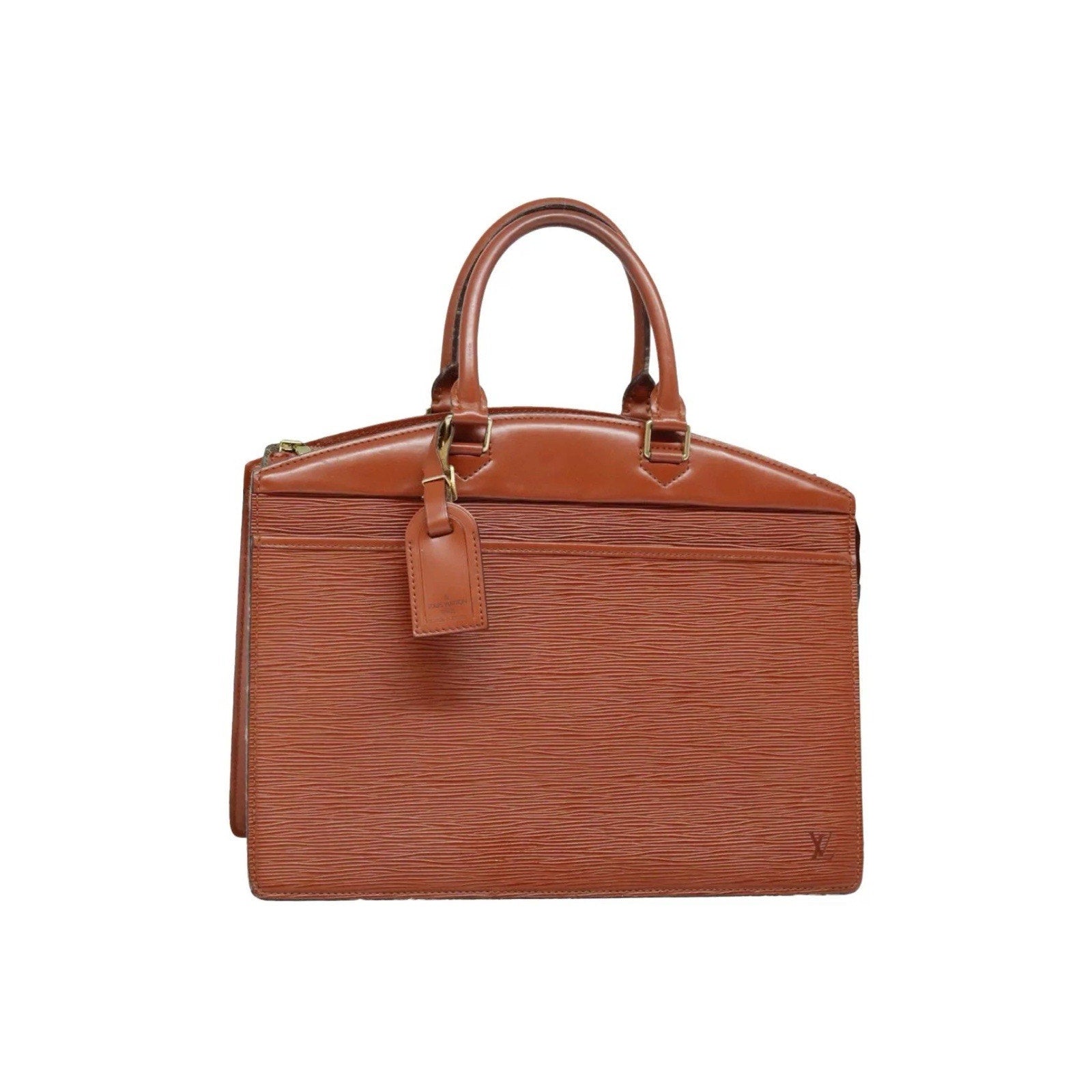 Louis Vuitton Kenyan Fawn Name Tag Goldtone Small - 1 pc France