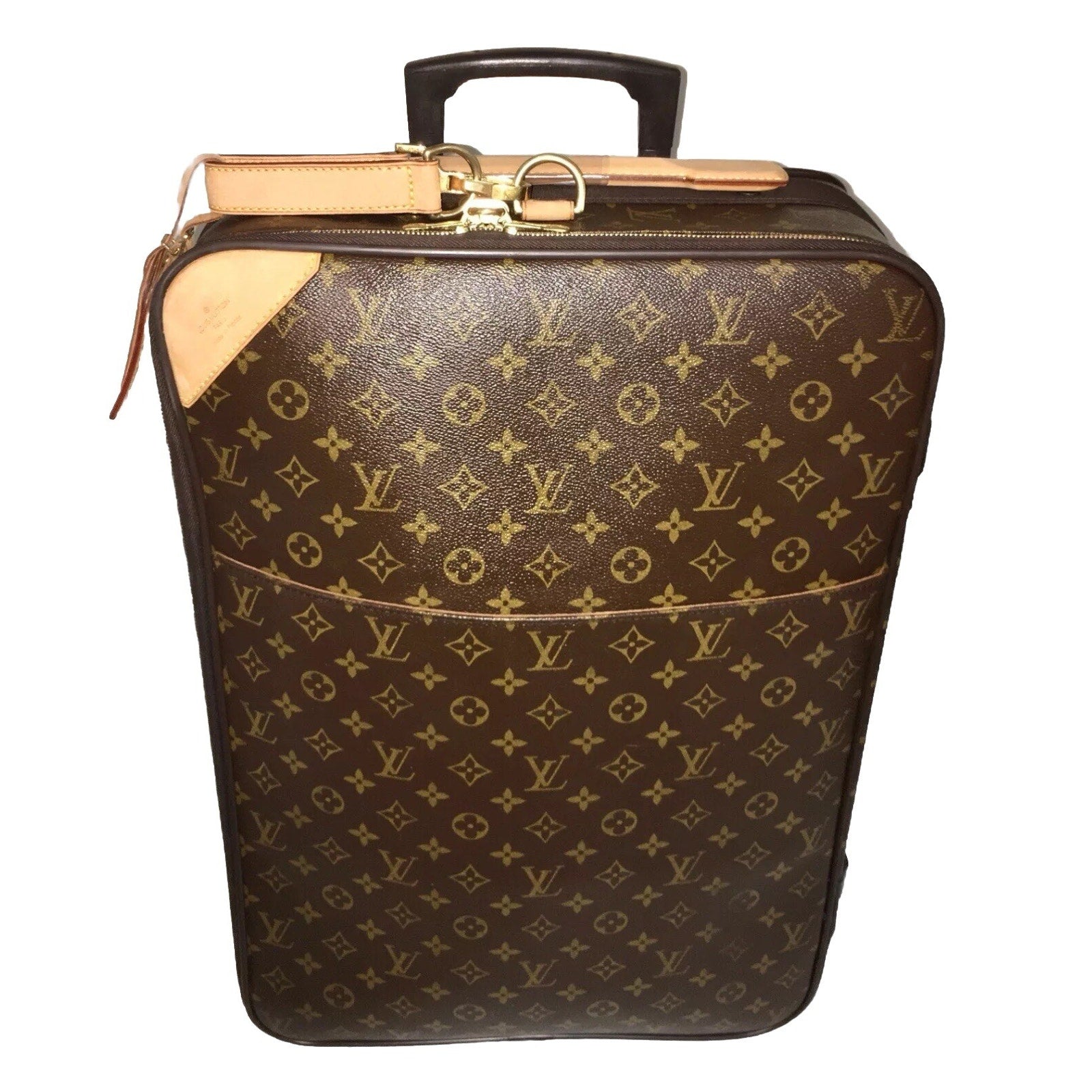 Louis Vuitton Pegase 55 Classic Suitcase Carry-on w/ Lock Coa Dust-bag
