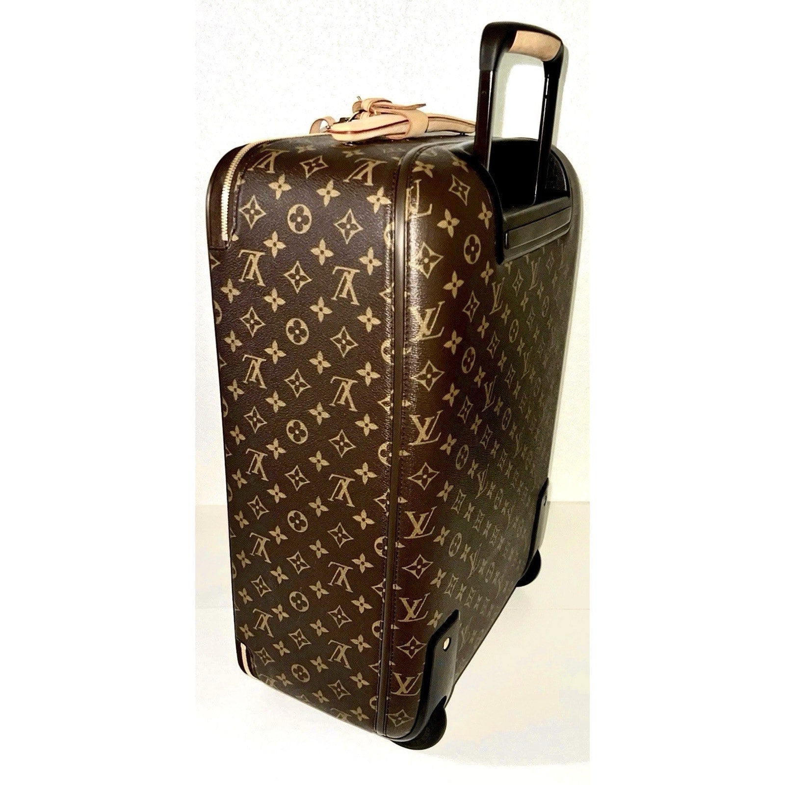 Authentic Louis Vuitton Pegase Suitcase Legere Monogram Bag Carry on w/ COA