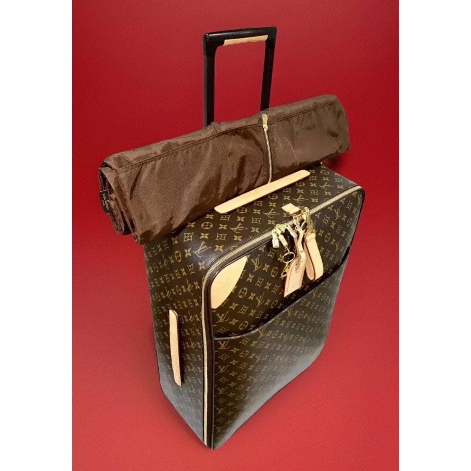 Louis Vuitton Pegase 65 Bag w/ Garment Hanger w/ Cert of Authenticity