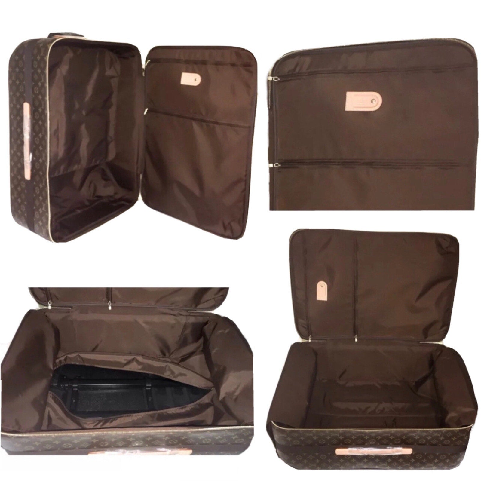 Louis Vuitton Pegase 70 Monogram Suitcase Tote + Garment Bag Dust-Bag