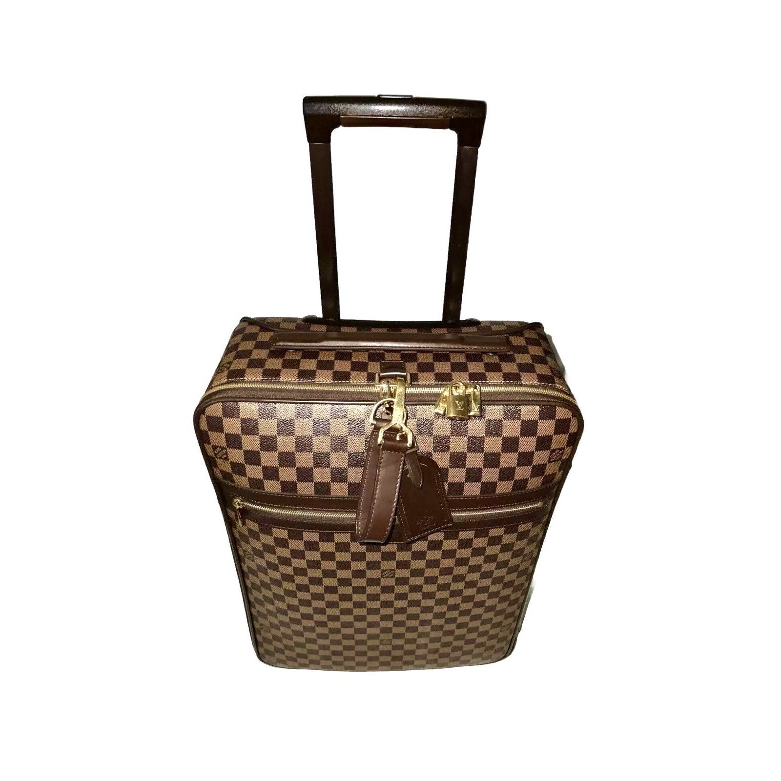 Louis Vuitton Pegase 55 Legere Damier Ebene Suitcase w/ Strap Coa Dust-bag